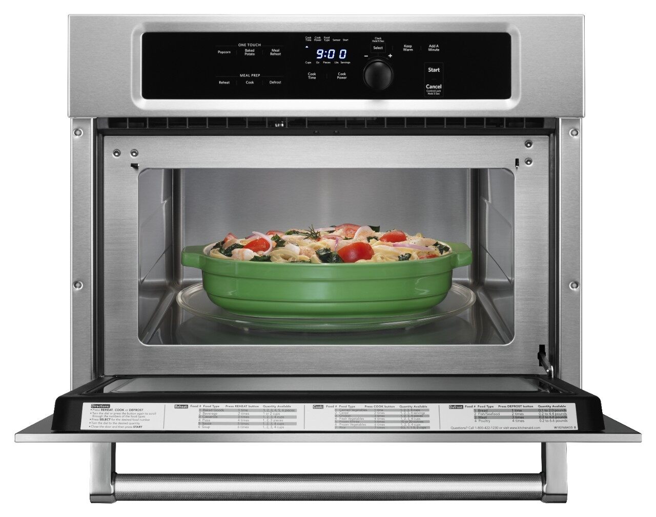 KitchenAid 24-inch, 1.2 cu. ft. Under-Counter Microwave Oven Drawer KM