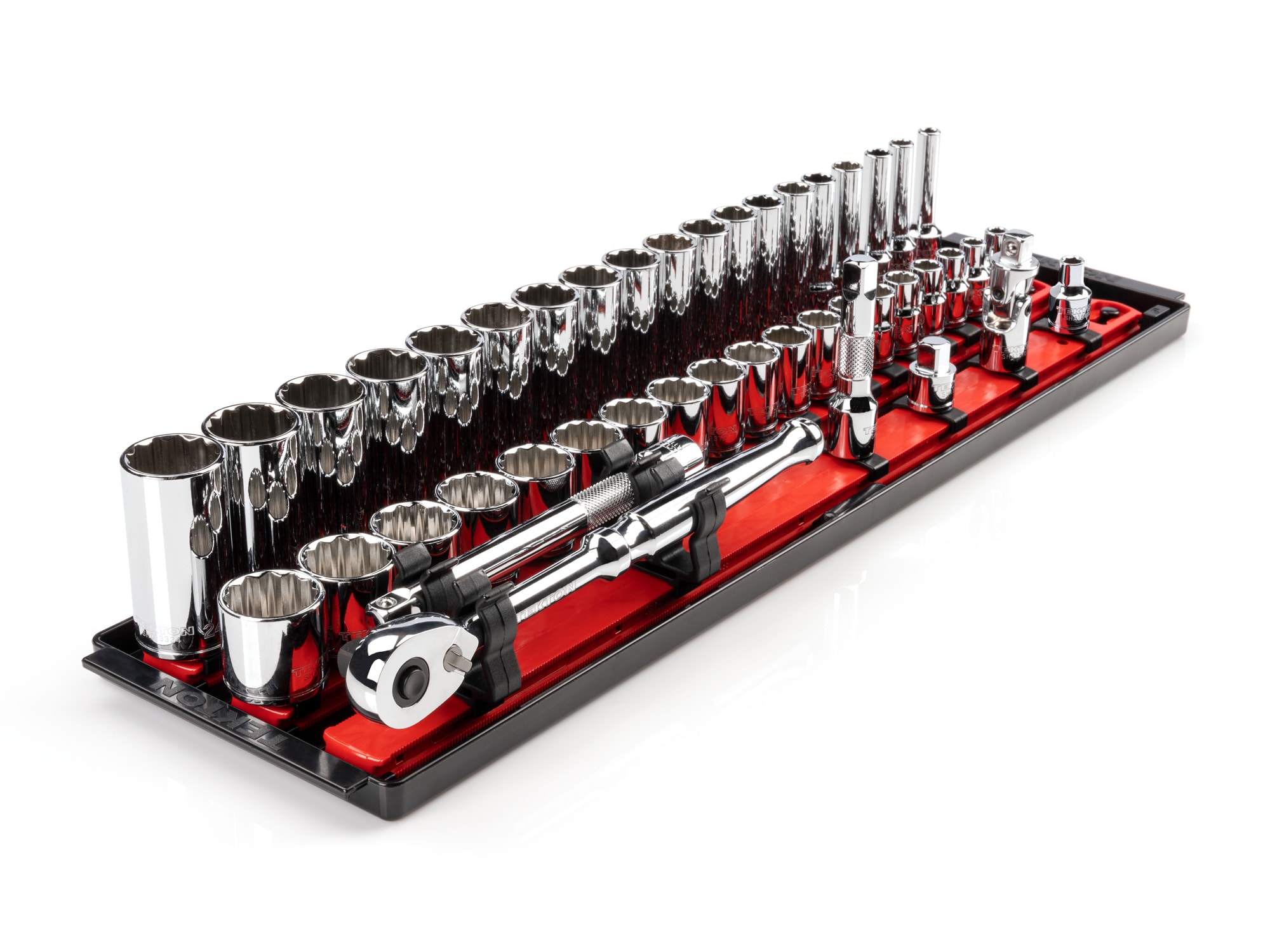 TEKTON 3/8-in Drive Metric Shallow/Deep Socket Set (44-Pieces) SKT13202 Sansujyuku sansujyuku.com