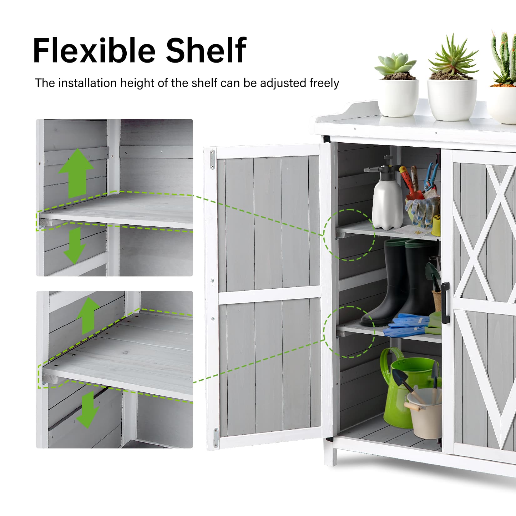 Qeetex JXNAG-PHO-152GAXIW Small-Outdoor-Storage - View #4