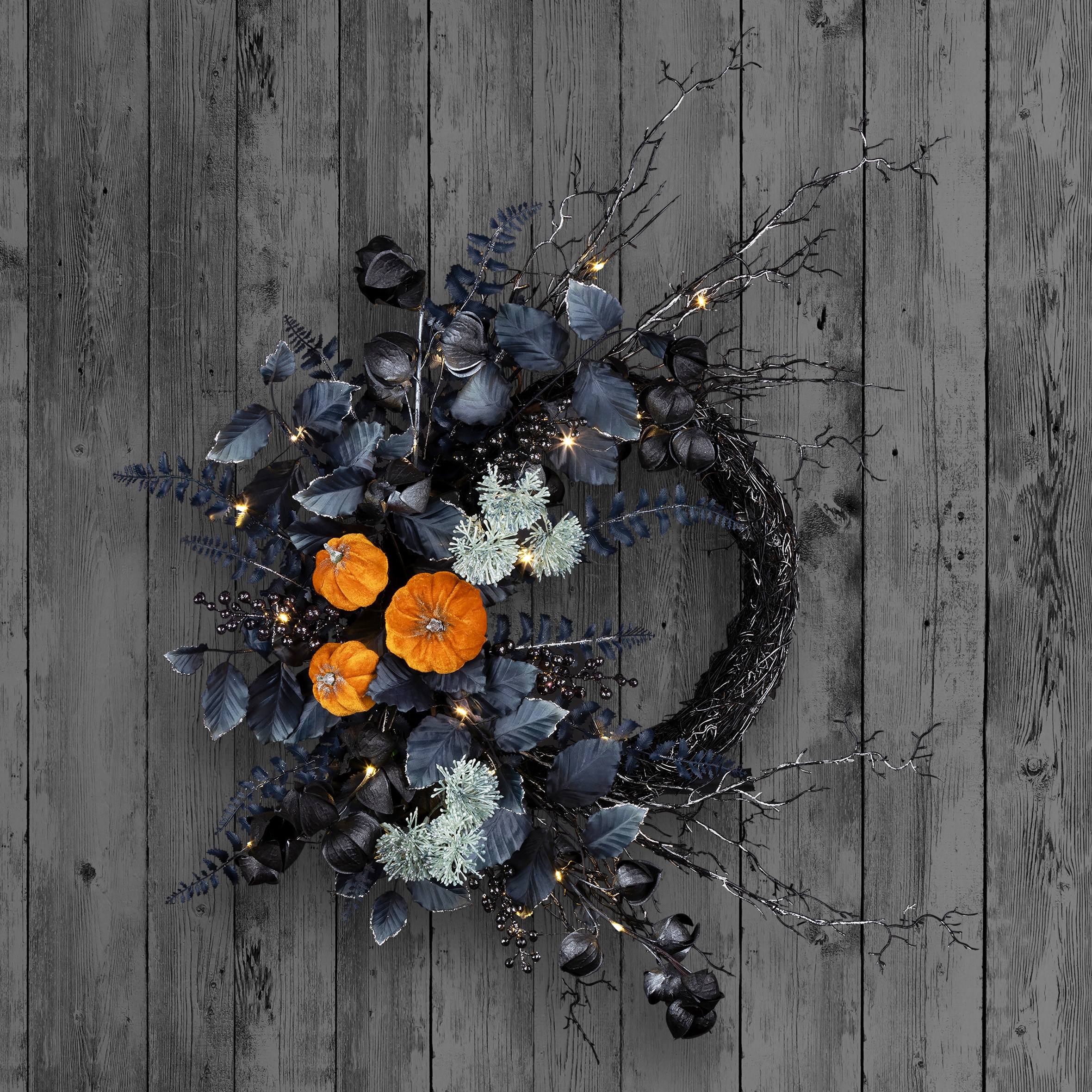 National Tree Company HH75-H234084N16-20WB Artificial-Halloween-Wreaths - View #2
