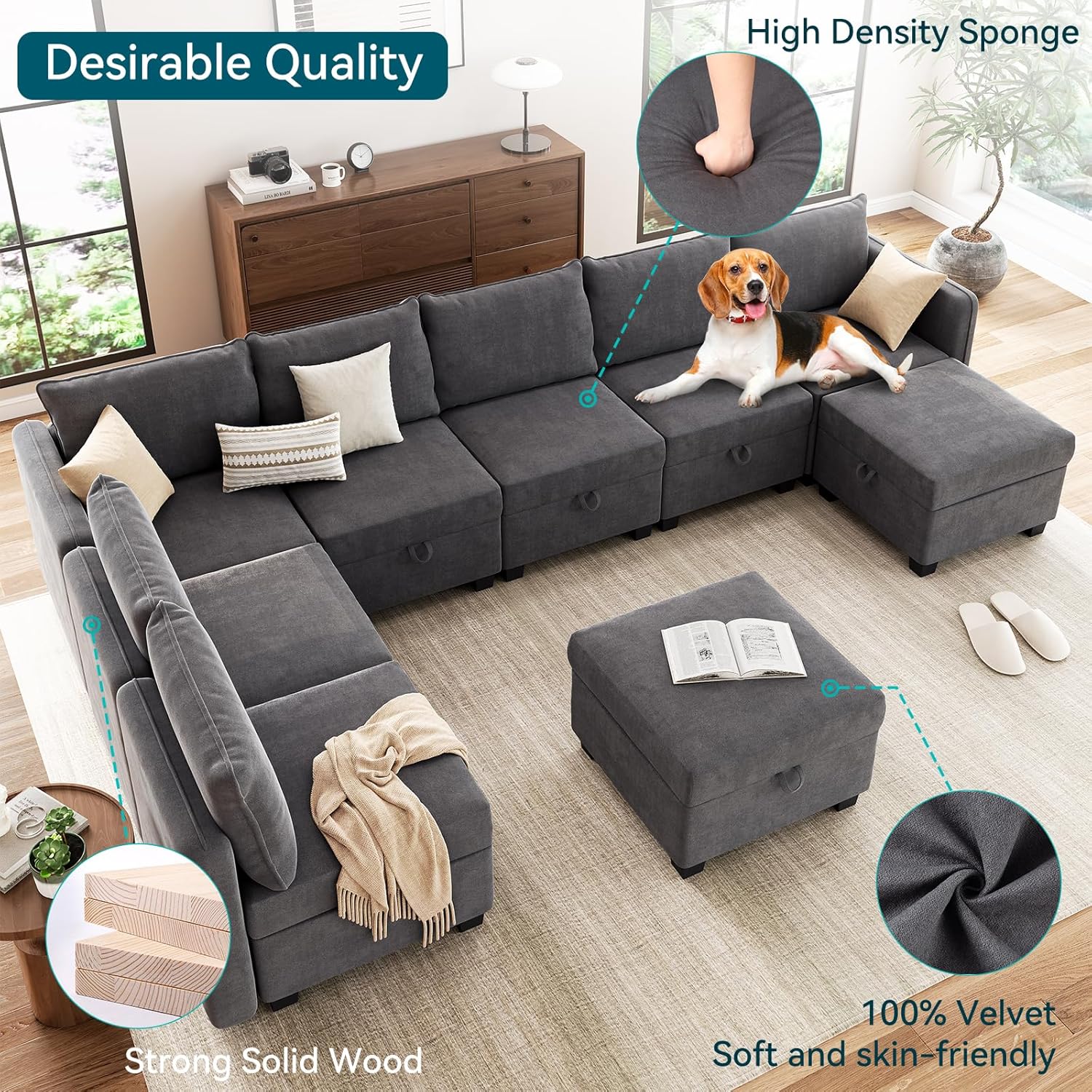WhizMax PD-VAM-33RGE59A Sofas-Loveseats - View #6