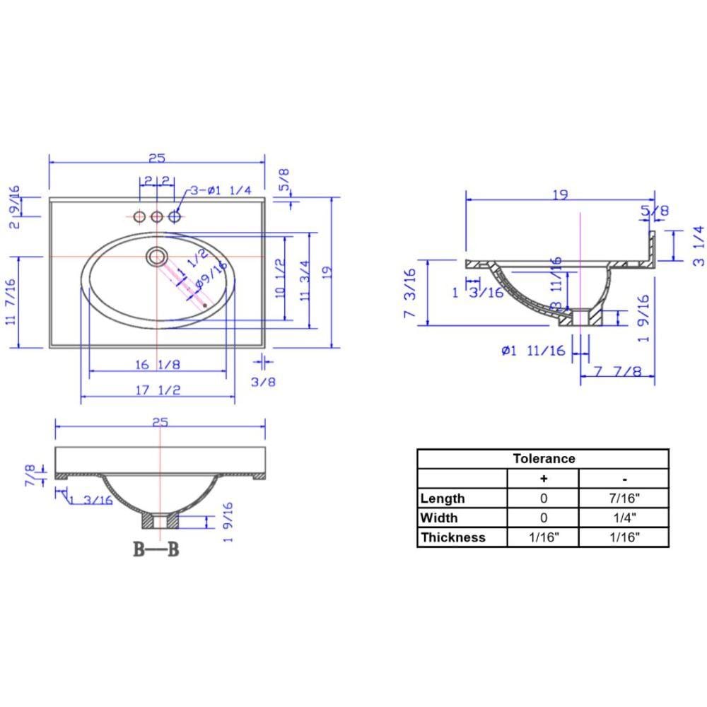 Design House 586180 Vanity-Tops - View #3