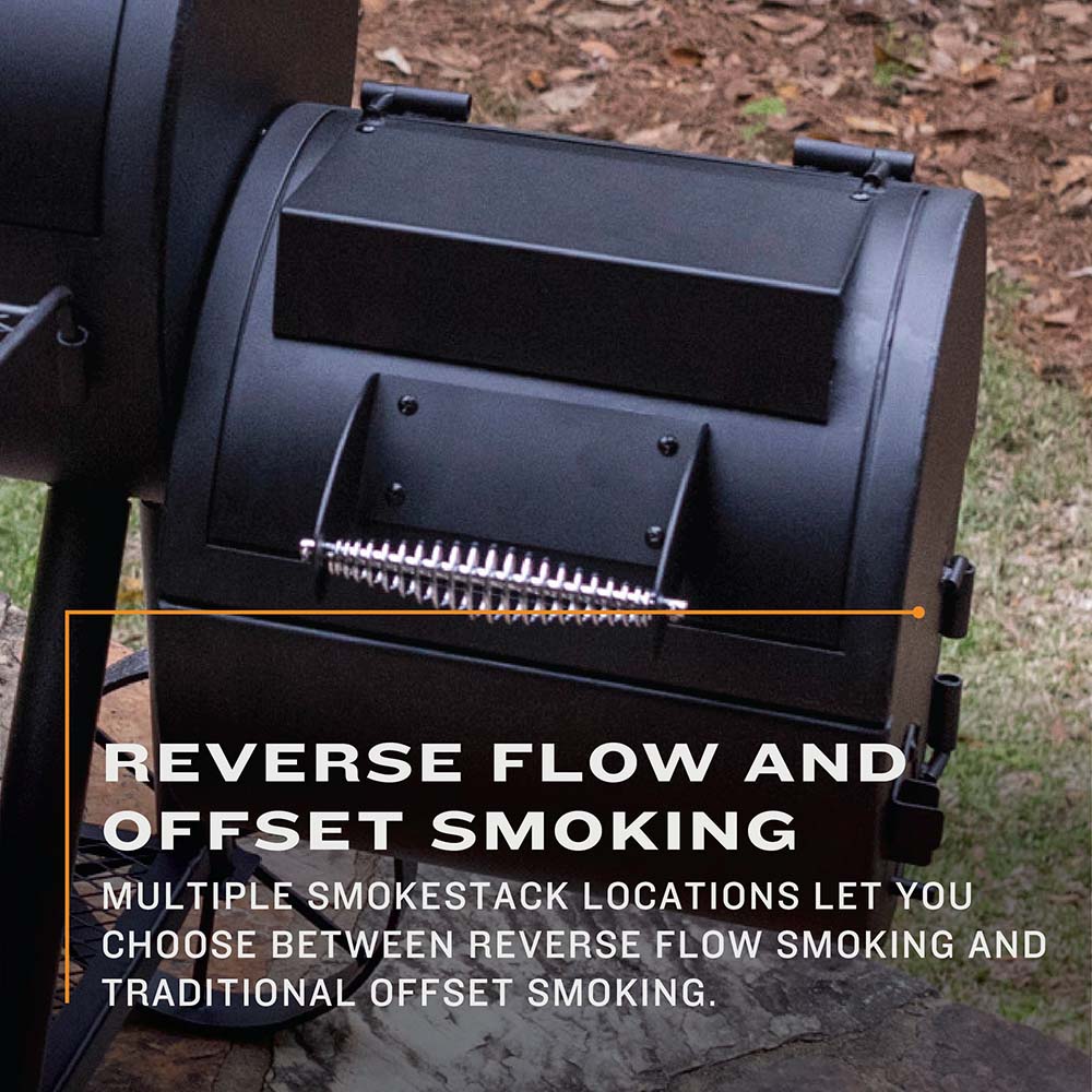 Oklahoma Joe's Highland Reverse Flow Offset Charcoal Smoker - 17202052