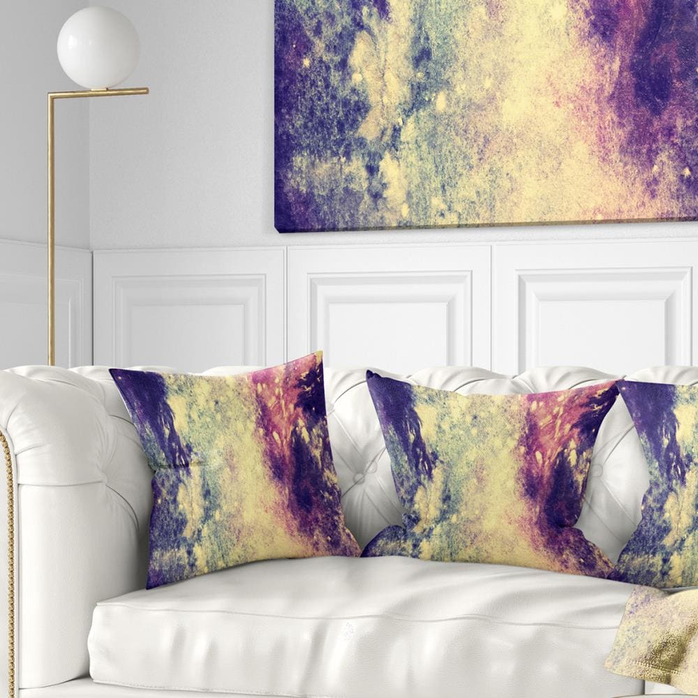 Designart CU6377-16-16 16-in x 16-in Blue Indoor Decorative Pillow