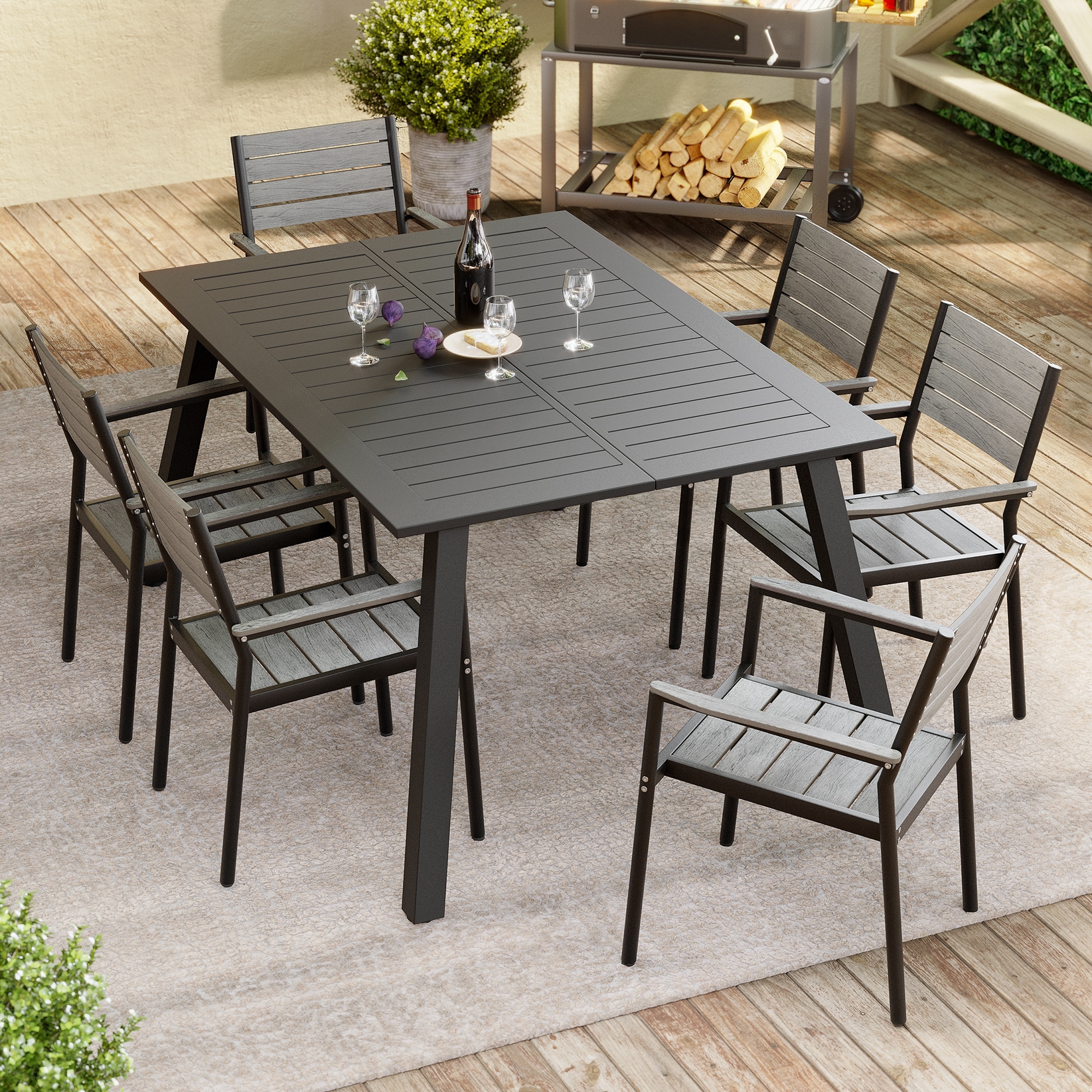 Crestlive Products CL-DC038GRY-2 Patio-Chairs - View #2