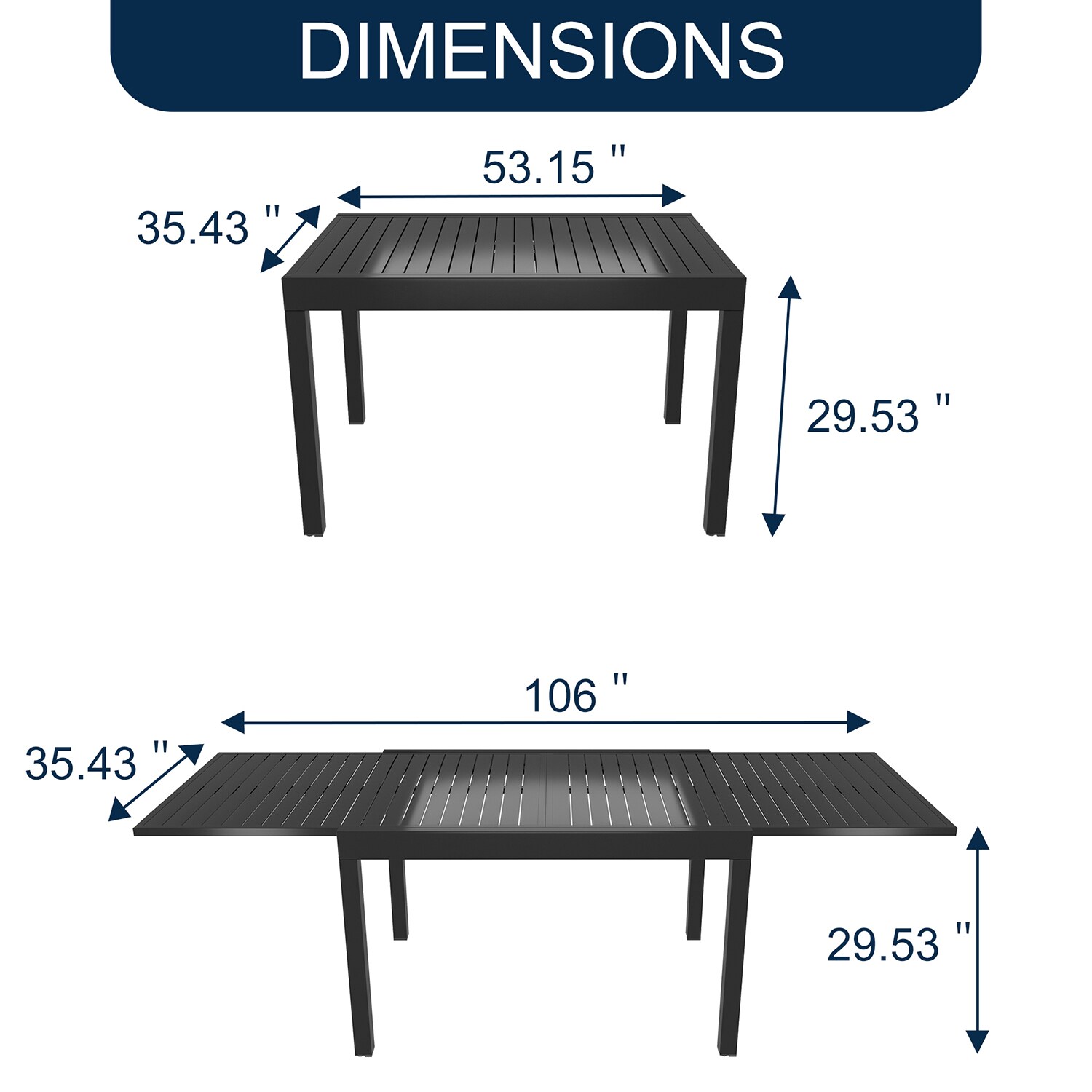 Dimakai DK-TAA12934 Patio-Tables - View #10