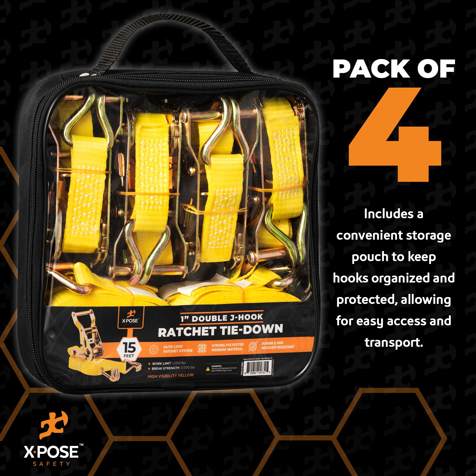 XPOSE SAFETY RTD115-DJH-4-X-S ratchets - View #4