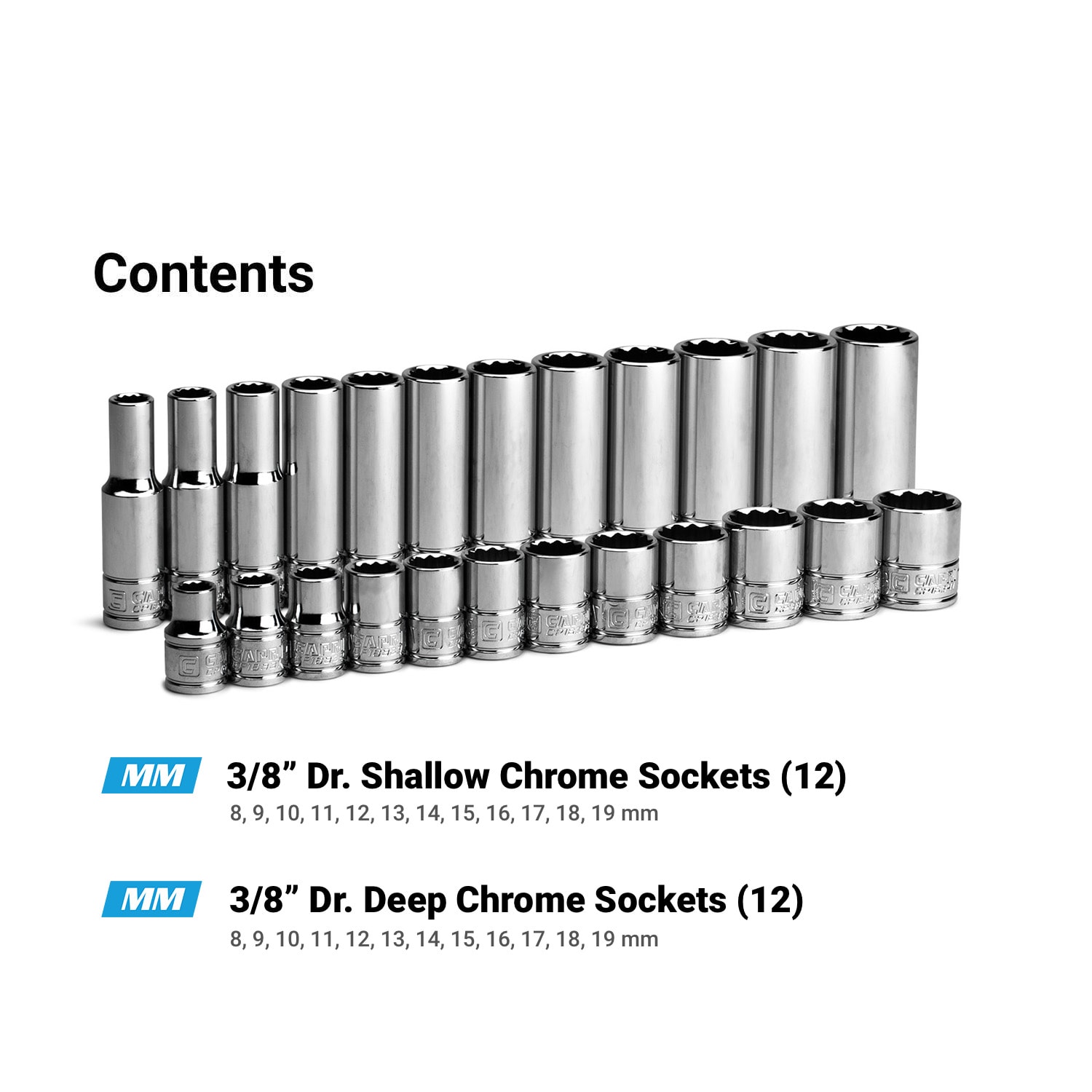 Capri Tools CP16300-24MSDR Socket-Sets - View #6