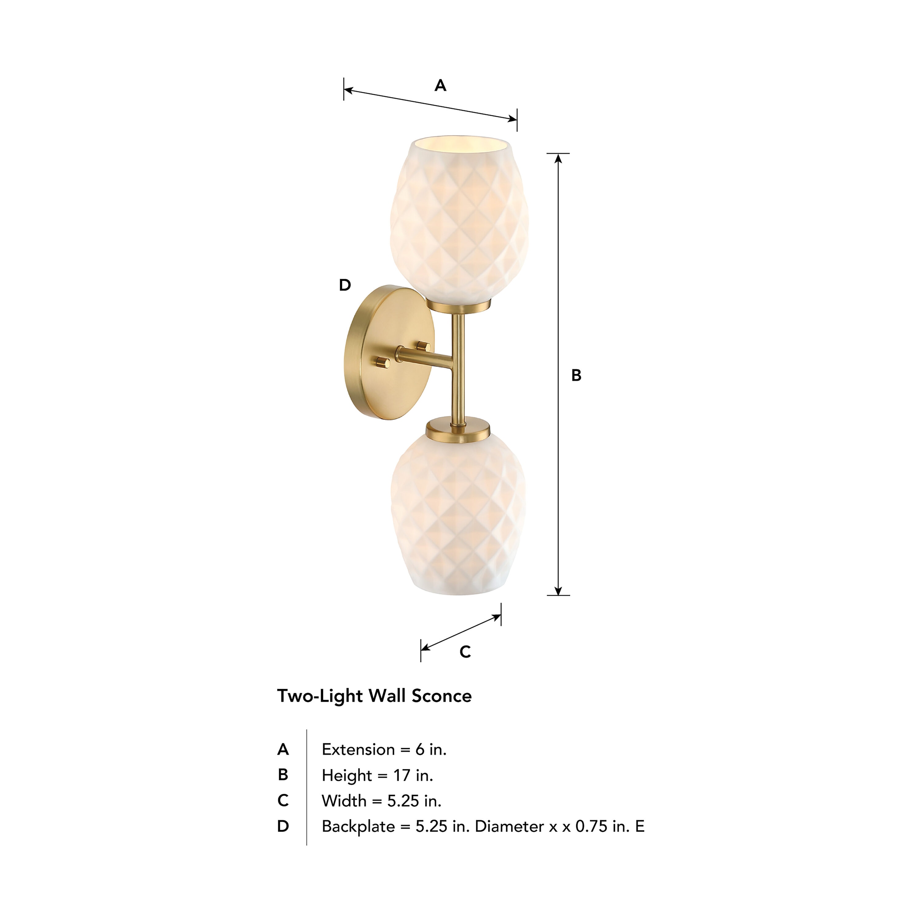 Bergen Brass Wall Sconce | Currey & Company