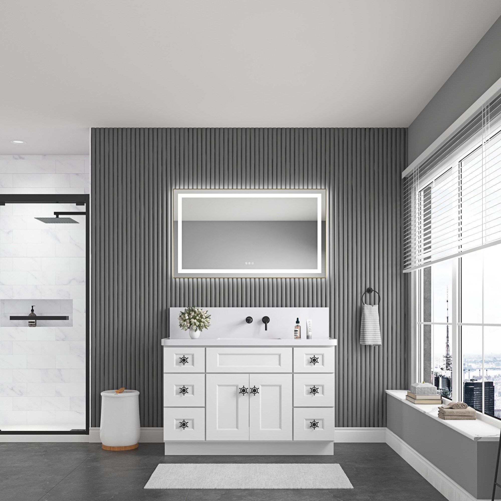 ToolCat BZ-2-115-JYG Framed-Bath-Mirrors - View #9
