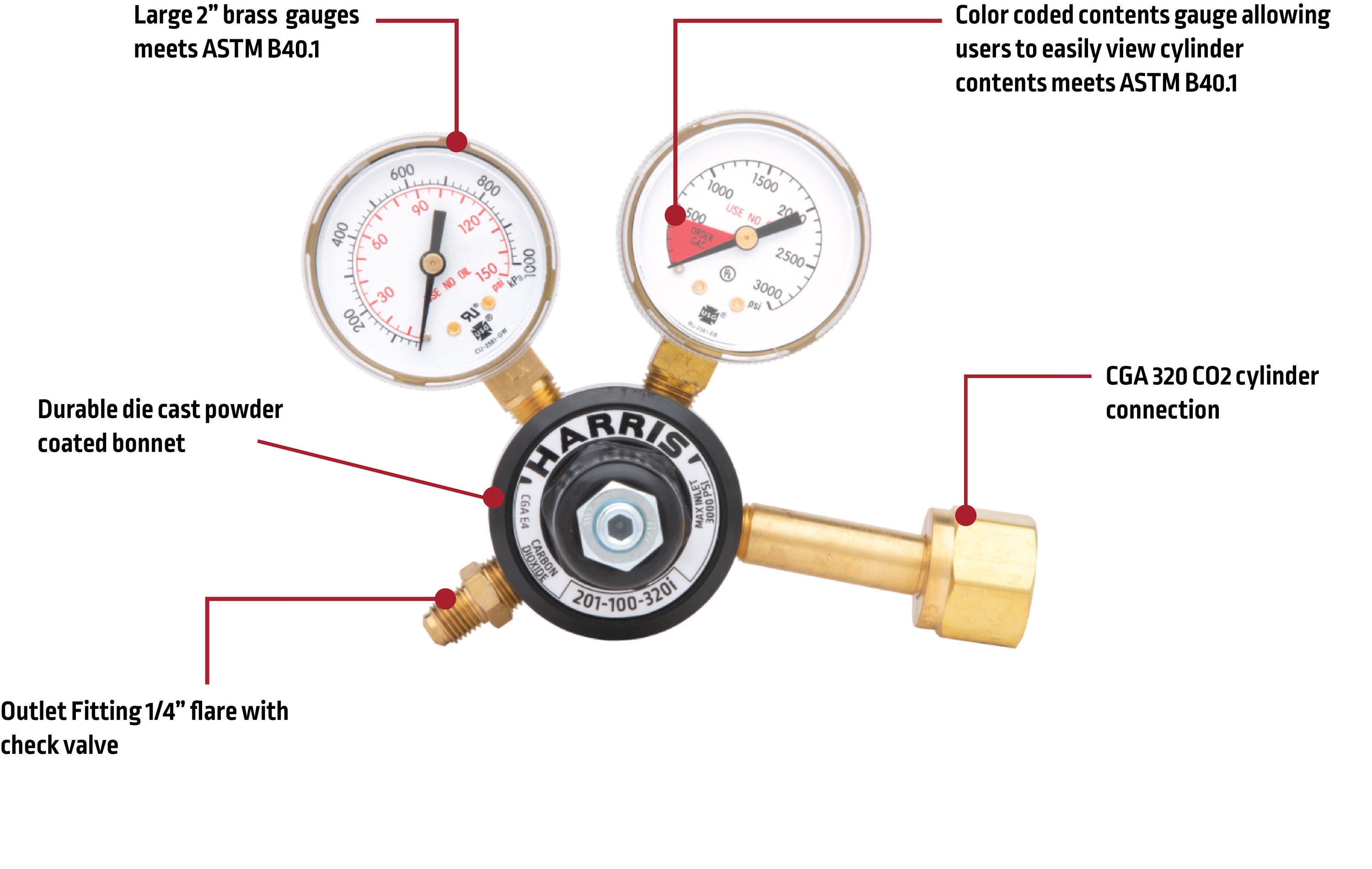 Harris Products Group 3001994 Welding-Gas-Regulators - View #7