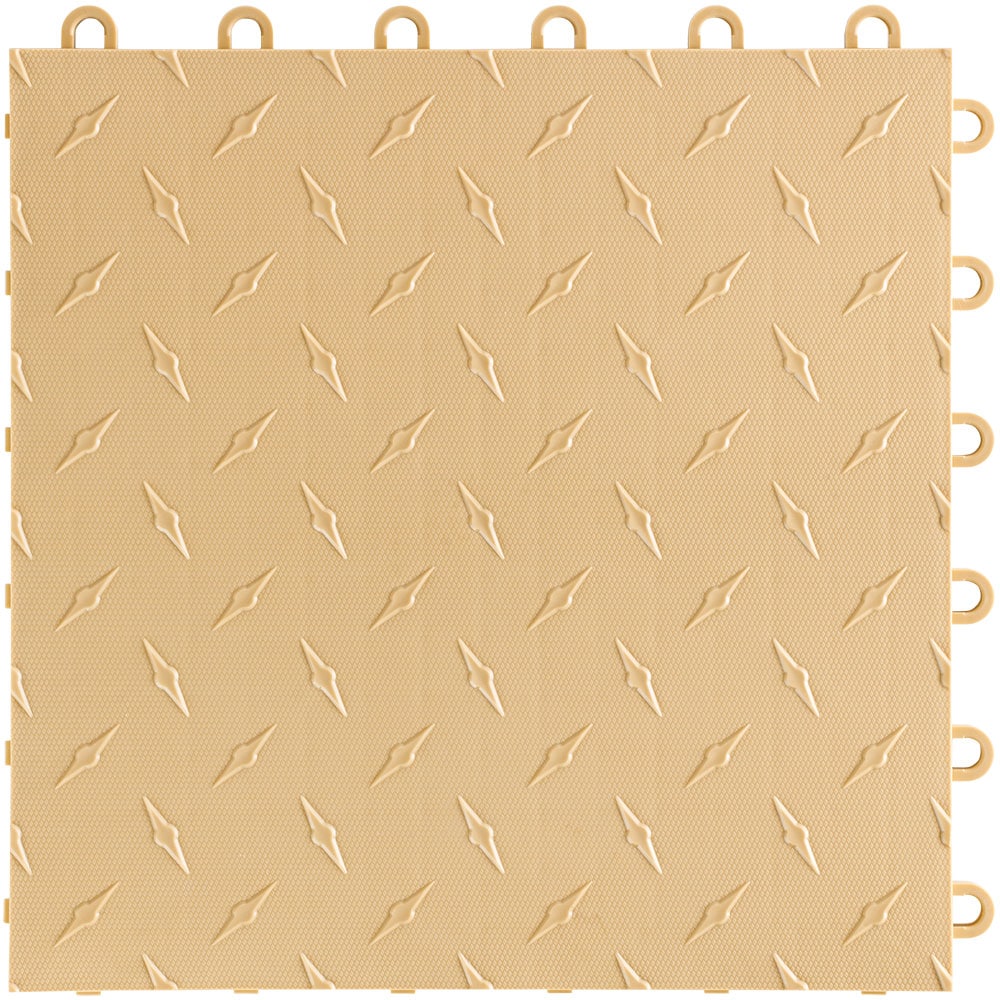 Swisstrax HOME-DMD-MJ-10PK 12-in x 12-in Diamond Polypropylene Interlocking Garage Floor Tile ( 10-sq ft ) 10 -Pack