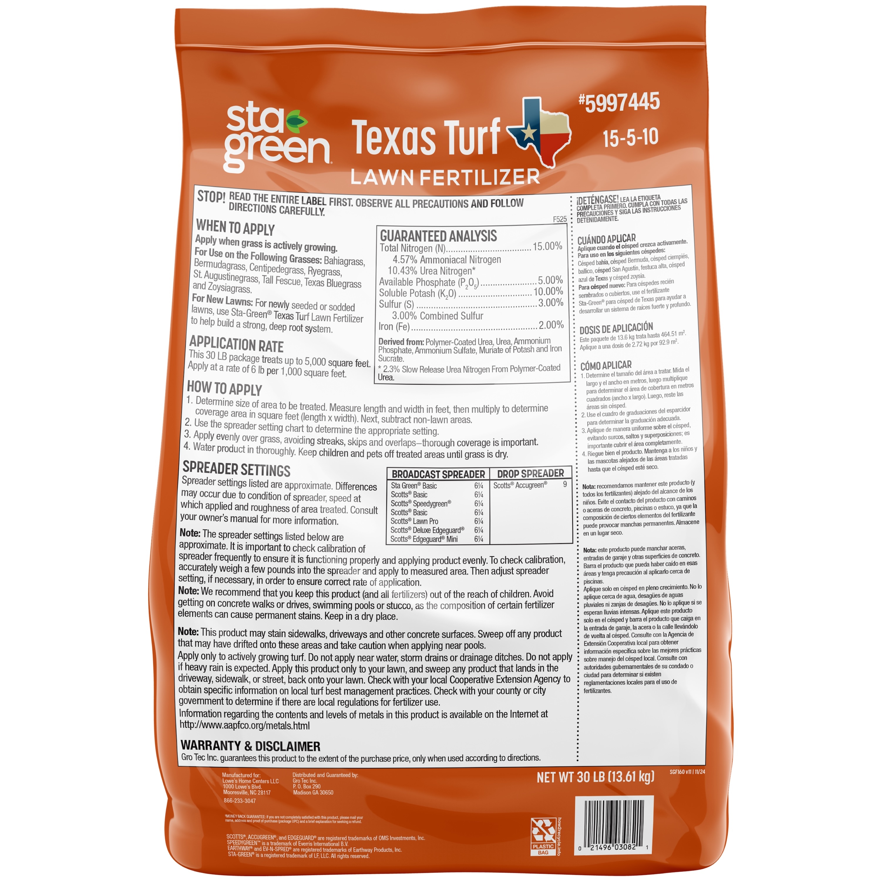 Sta-Green 100551613 Lawn-Fertilizer - View #10