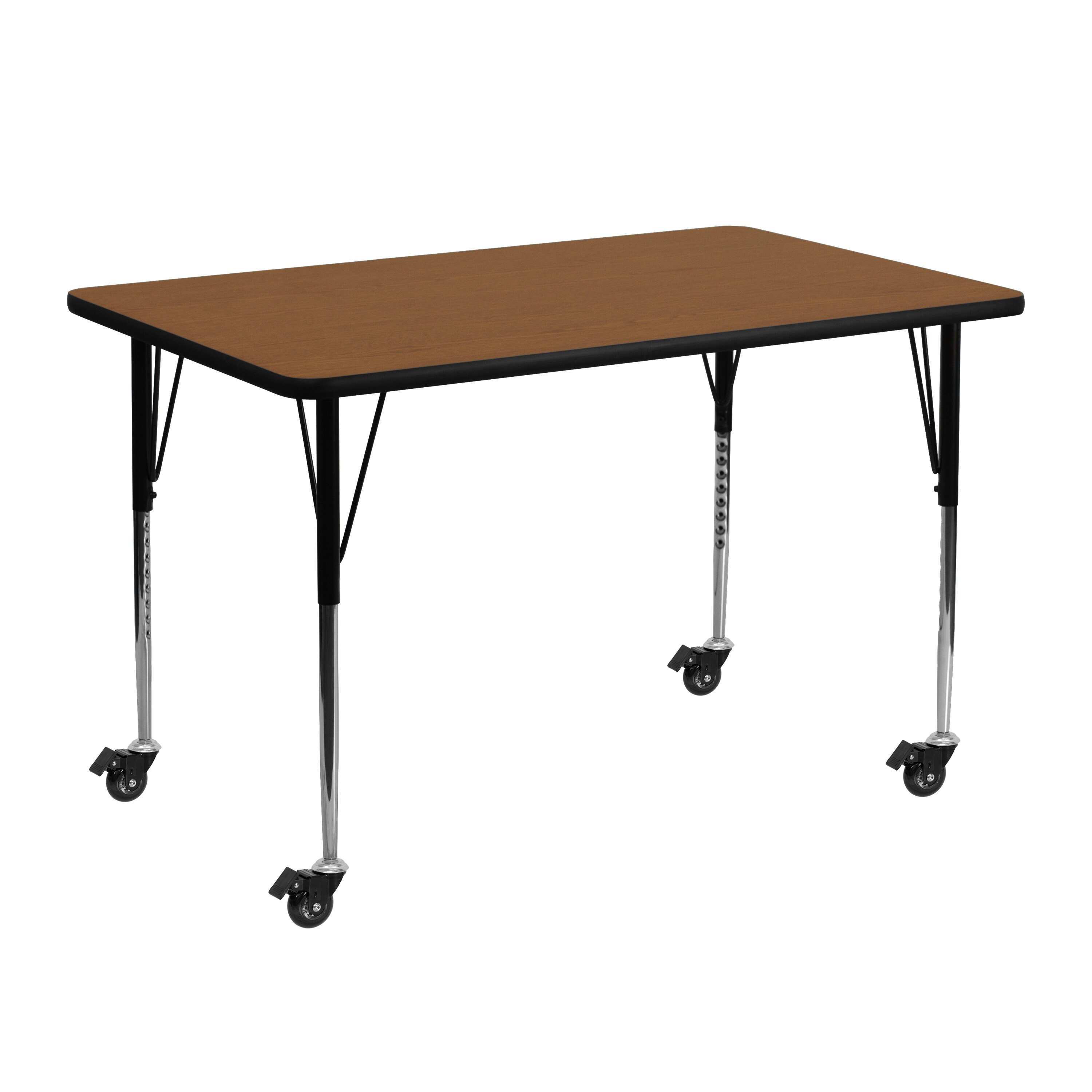 Flash Furniture 847254079976 Oak Rectangular Kid's Play Table