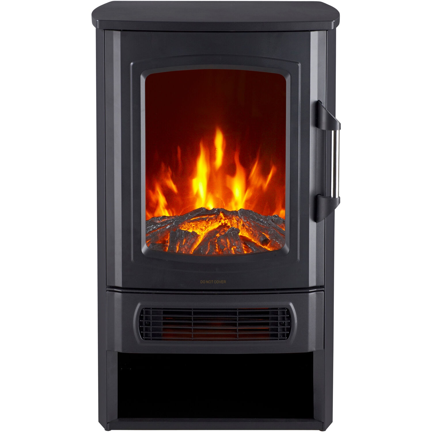 Cambridge CAM2918FSEF-1BLK 17.5-in W Black Free standing LED Tabletop Electric Fireplace with Remote Control Included