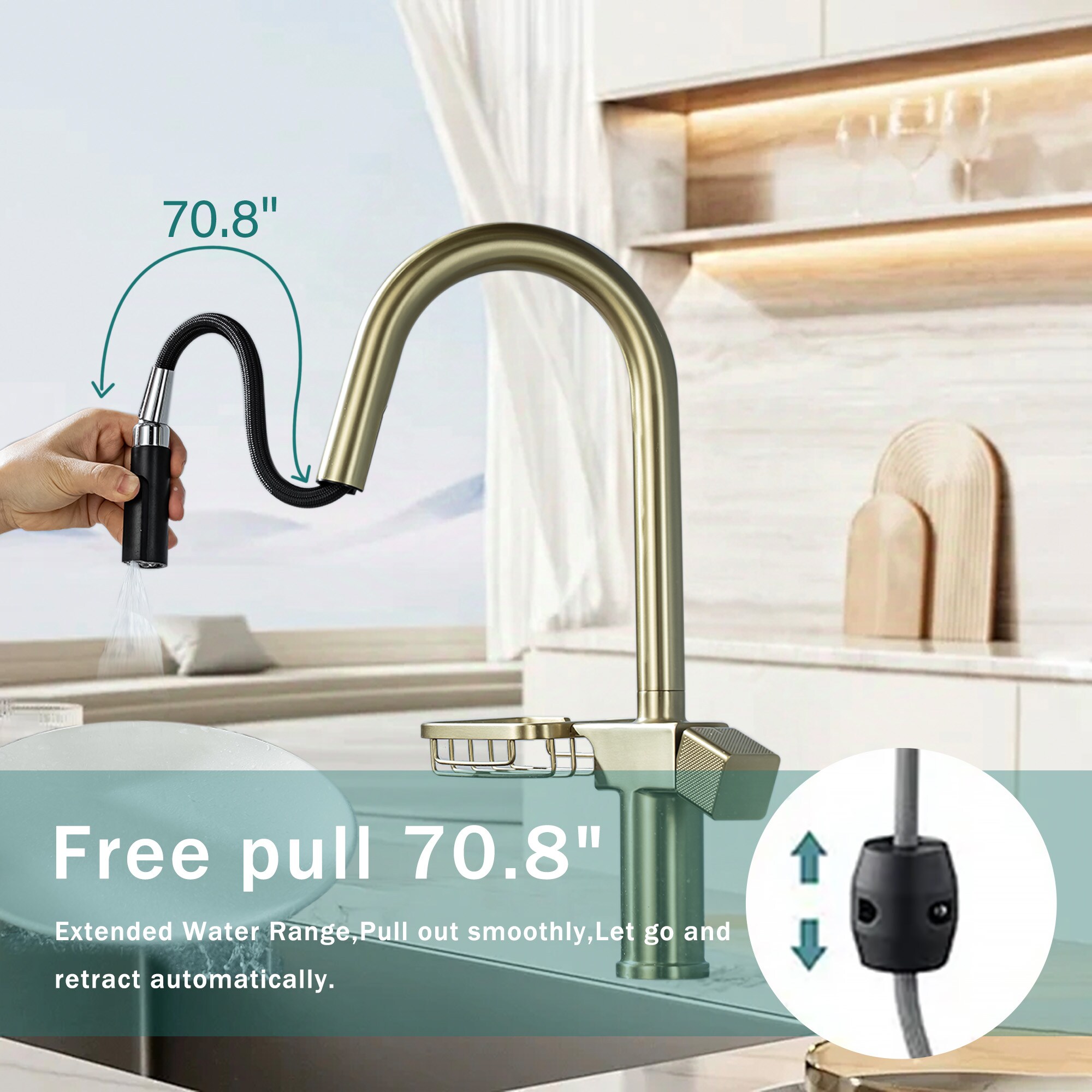 WELLFOR QJ-K-109433N Kitchen-Faucets - View #5