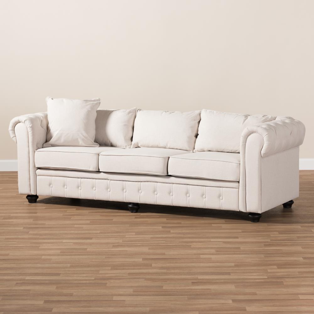 Baxton Studio 144-8096-LW Sofas-Loveseats - View #6