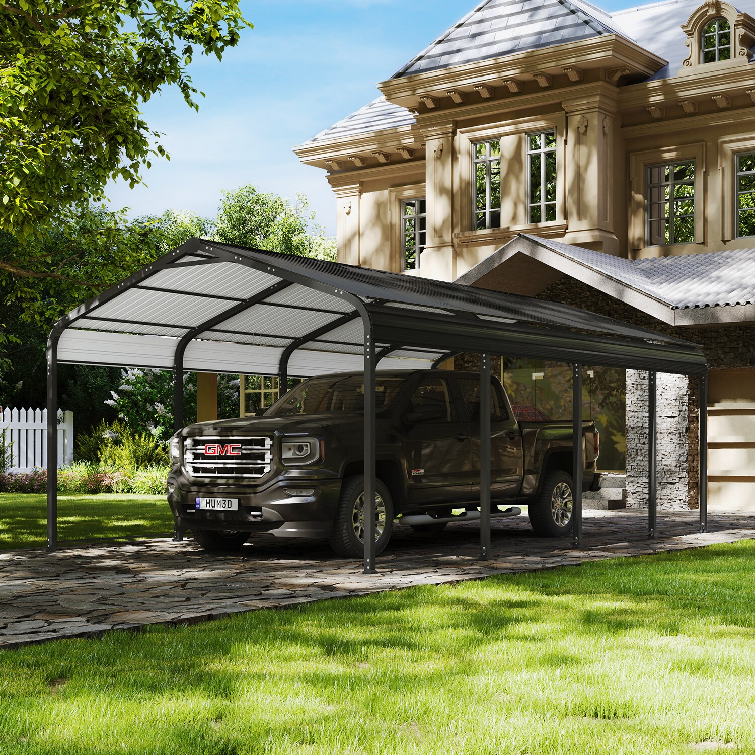 AOXUN AX-02505G Carport-Covers - View #2