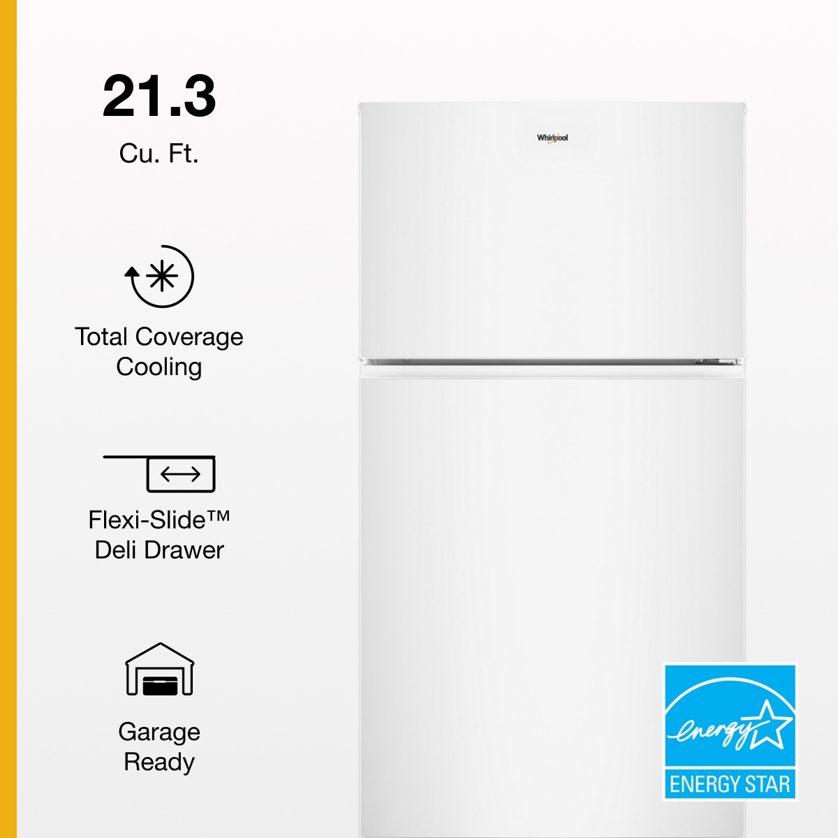 Whirlpool WRTX5421TW Top-Freezer-Refrigerators - View #4