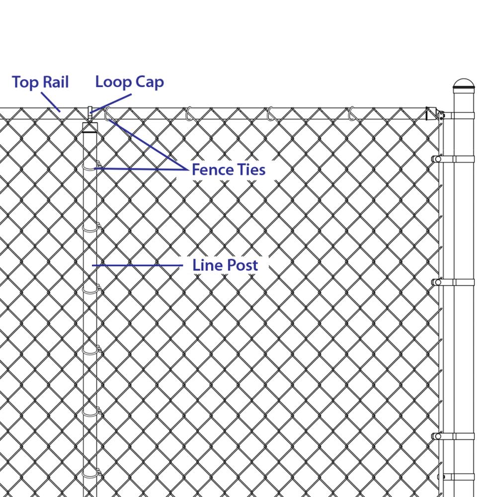 Blue Hawk 840499 Vinyl-Fence-Post-Caps - View #7