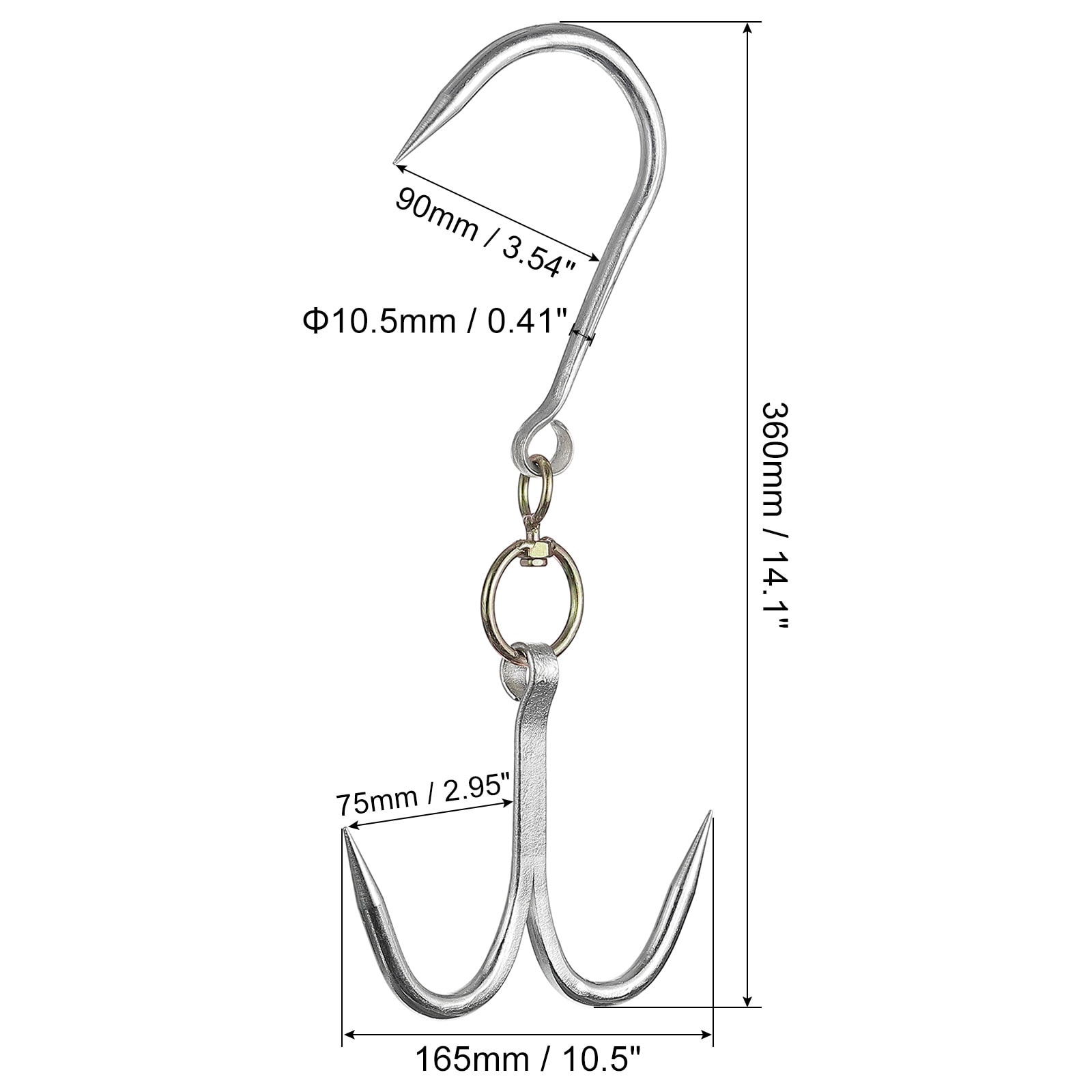 Unique Bargains S25072801UX0730 Utility-Hooks-Racks - View #2