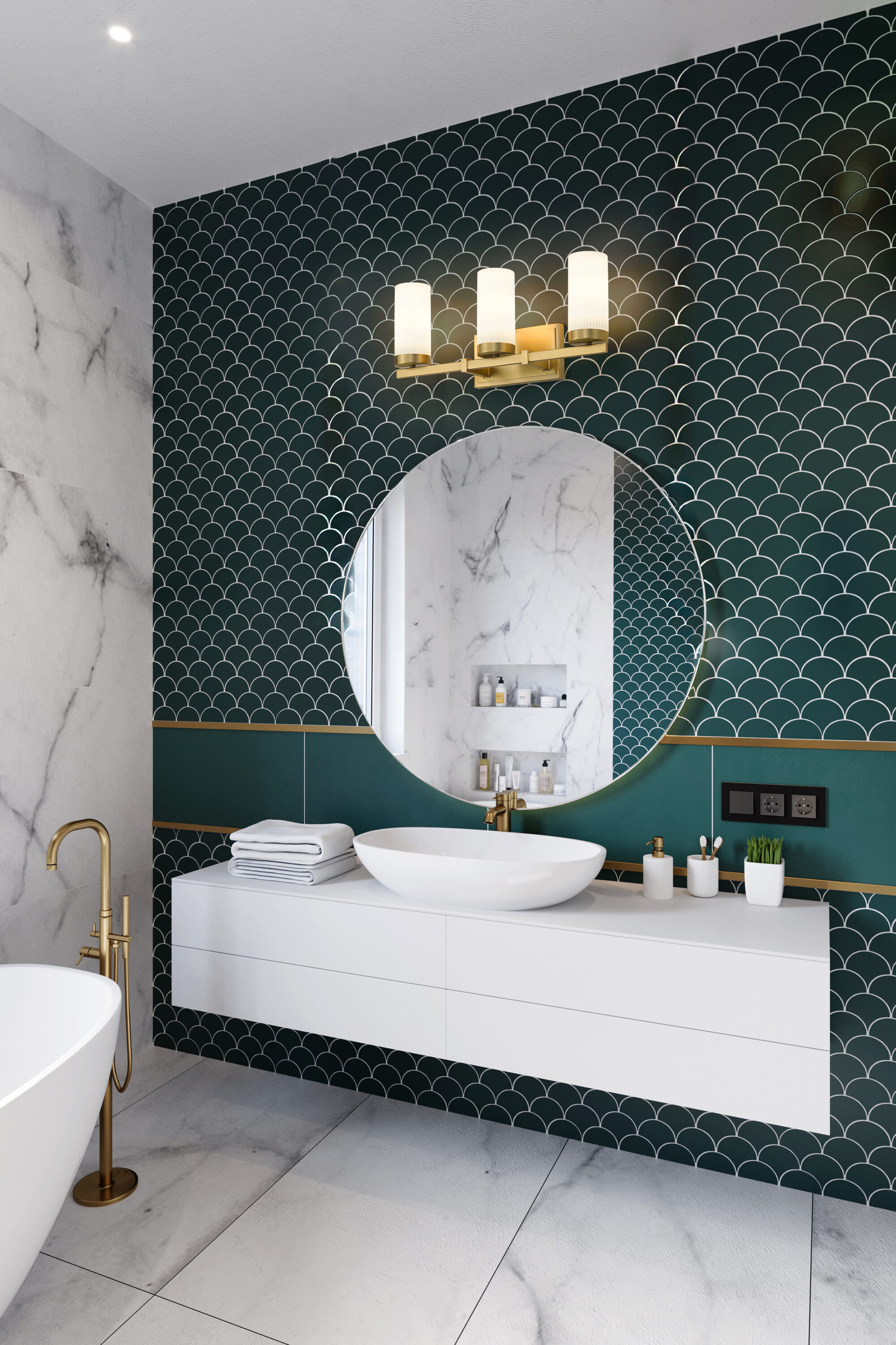 Z-Lite 3044-3V-MGLD b089995 - View #3