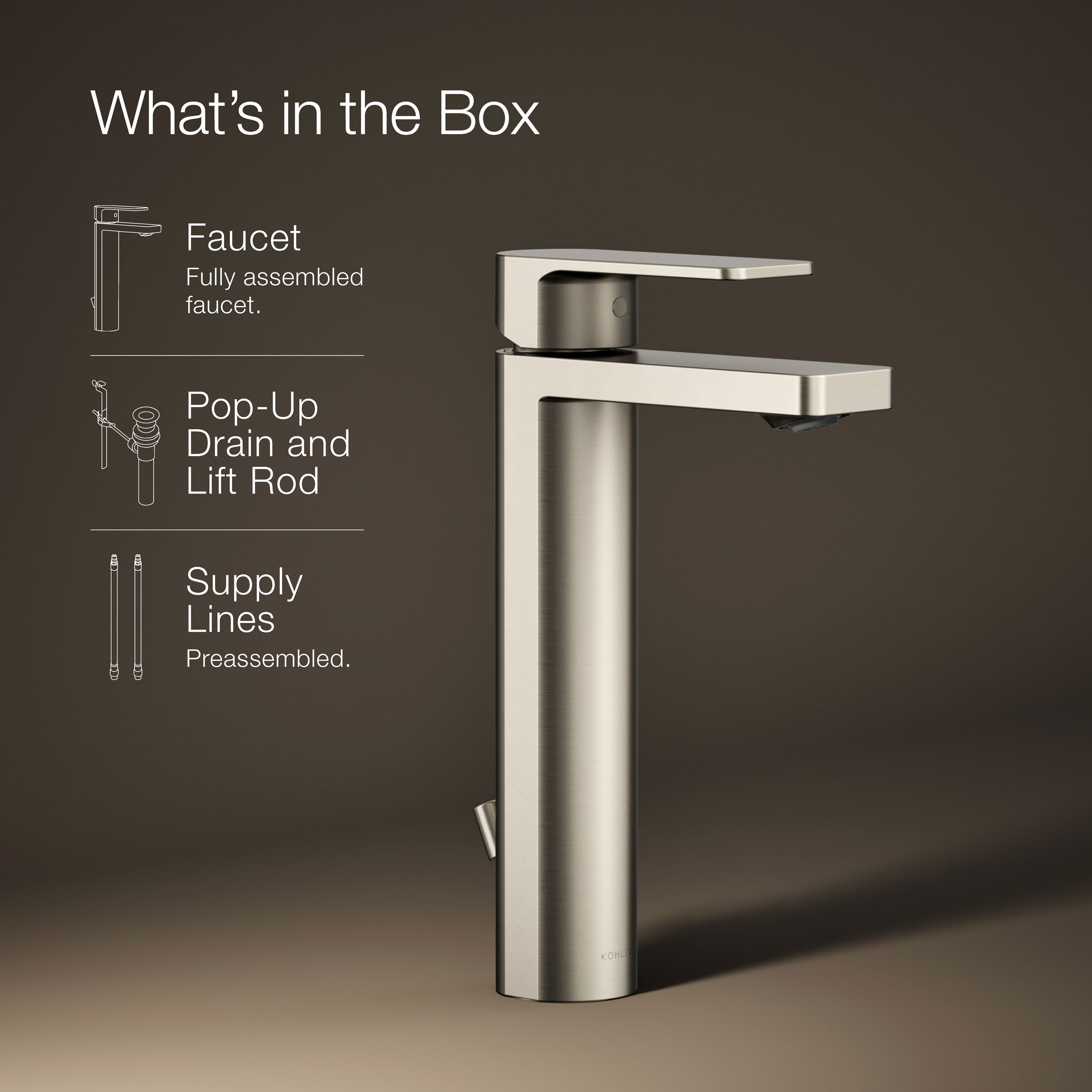 KOHLER K-23475-4-BN Lavatory-Faucets - View #13