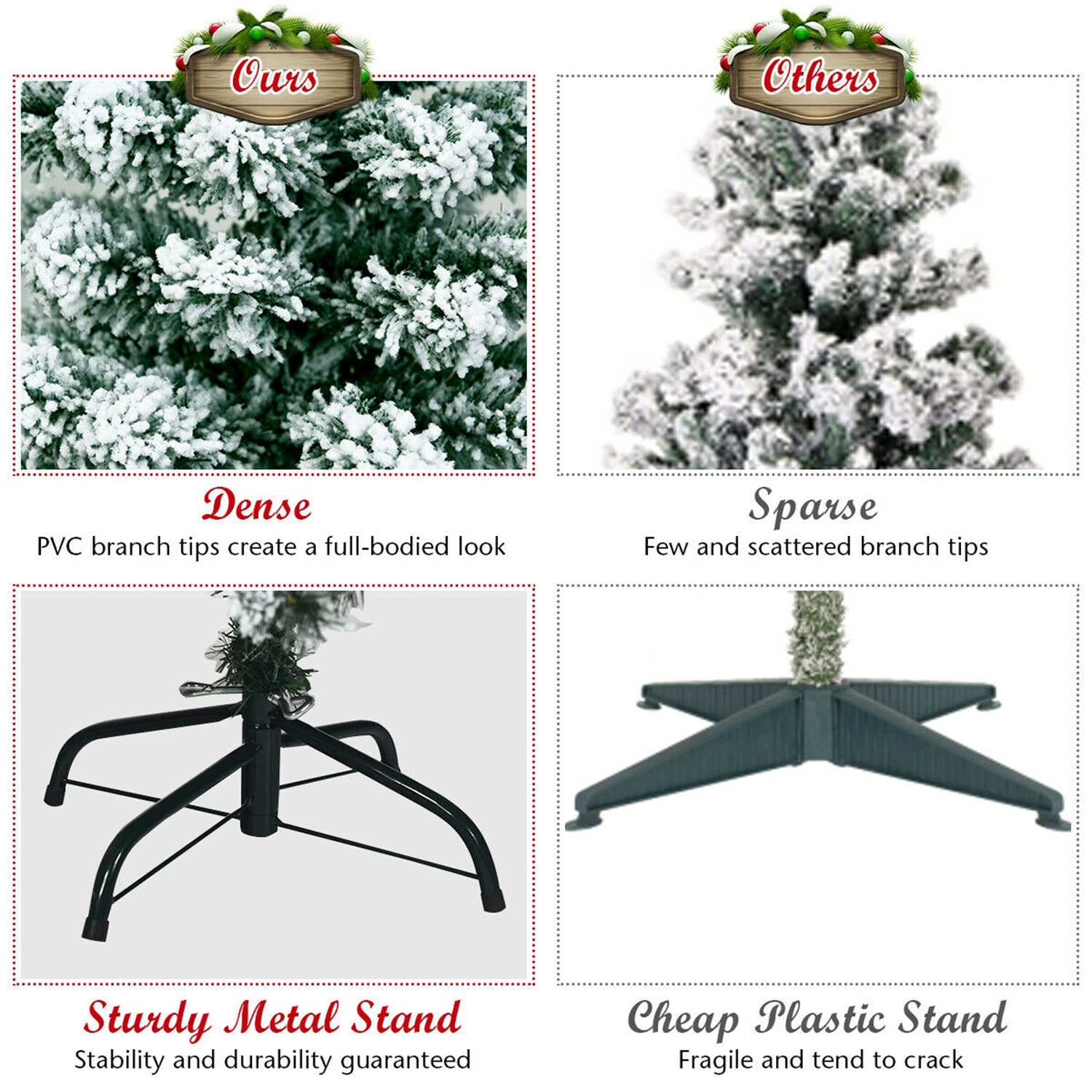 Forclover HYFE-20570 Artificial-Christmas-Trees - View #4