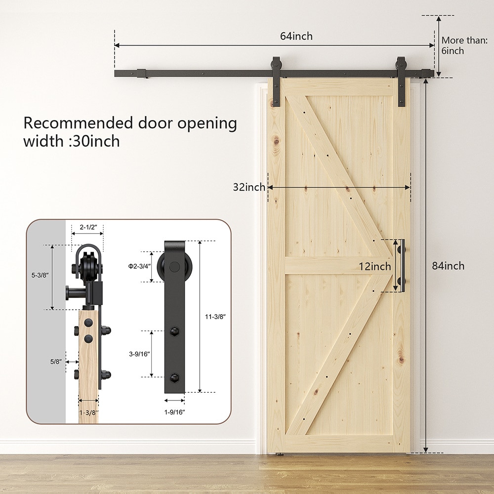 LOVMOR BD-F6BC0046DF-32 Barn-Doors - View #5