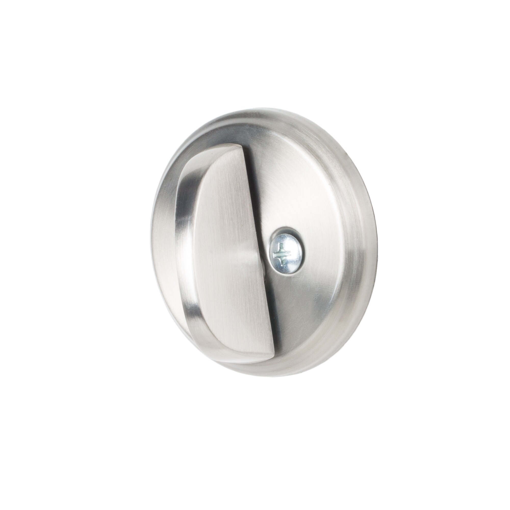 Schlage B81619 One-Sided Deadbolt with Exterior Plate Satin Nickel