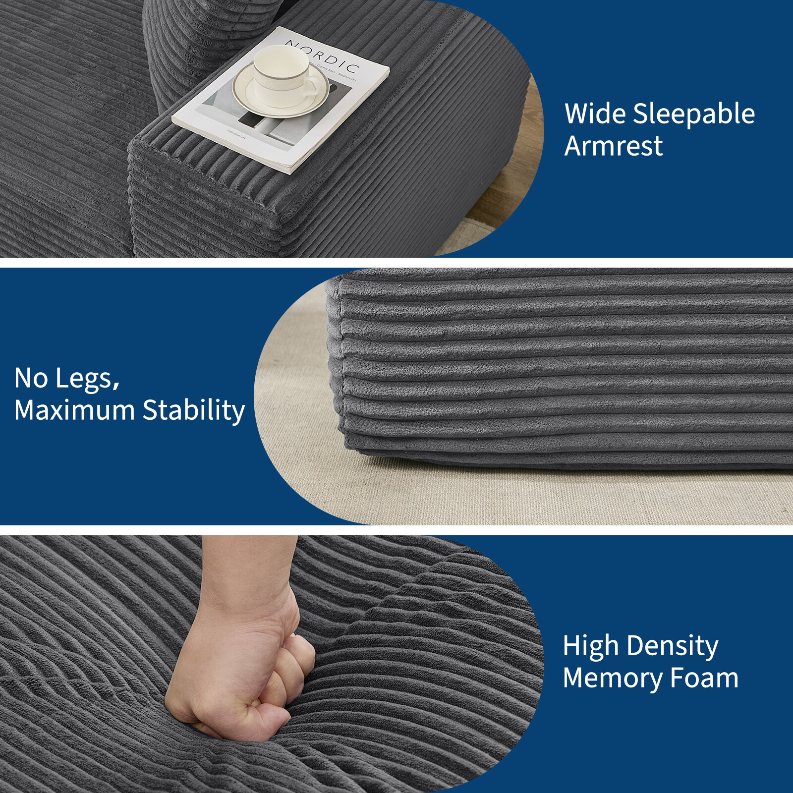 Qeetex SUN-PHK-346RLQFY Sofas-Loveseats - View #8