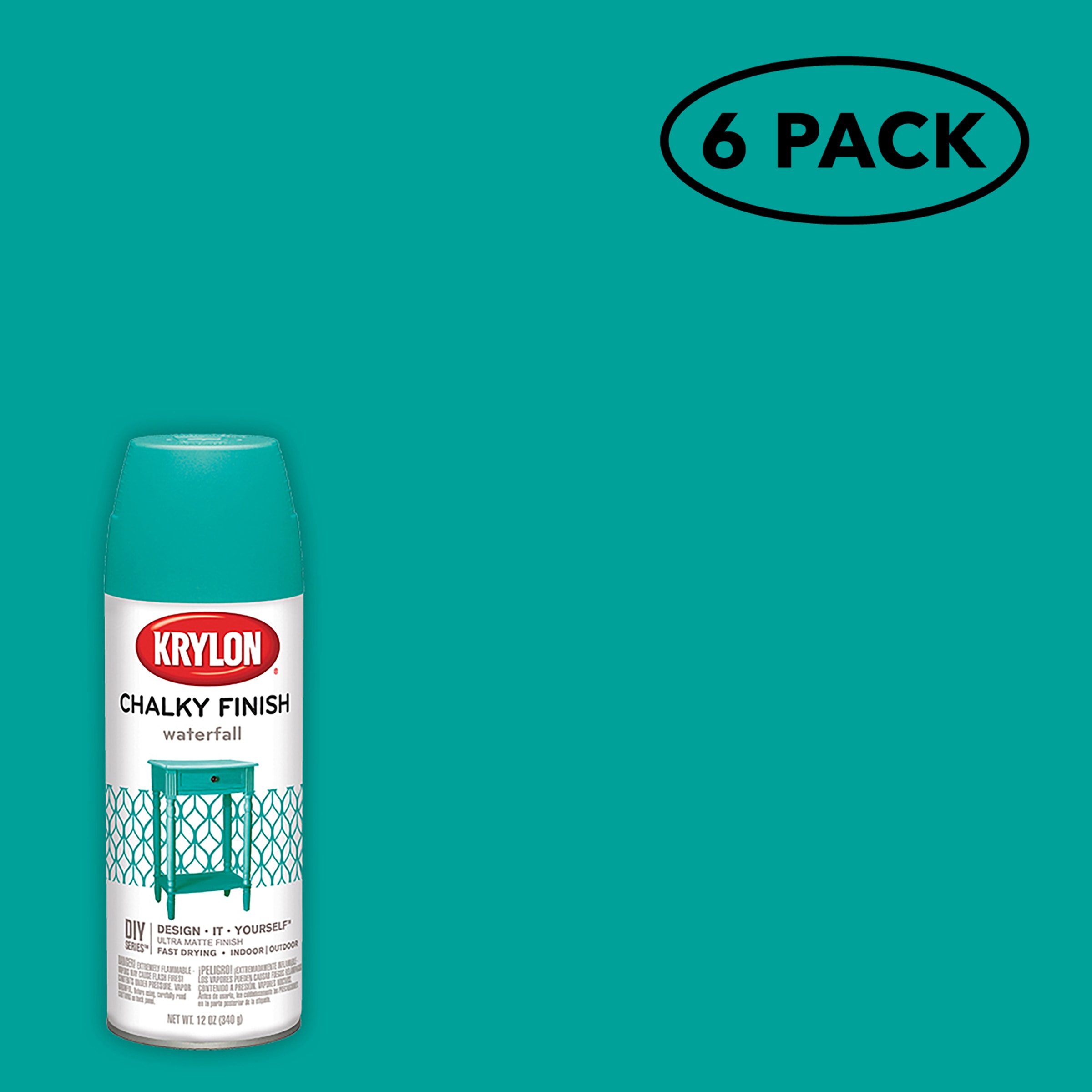  Krylon K04106007 Mink, Chalky Finish Spray Paint, 12 oz, 12  Ounce (Pack of 1) : Tools & Home Improvement