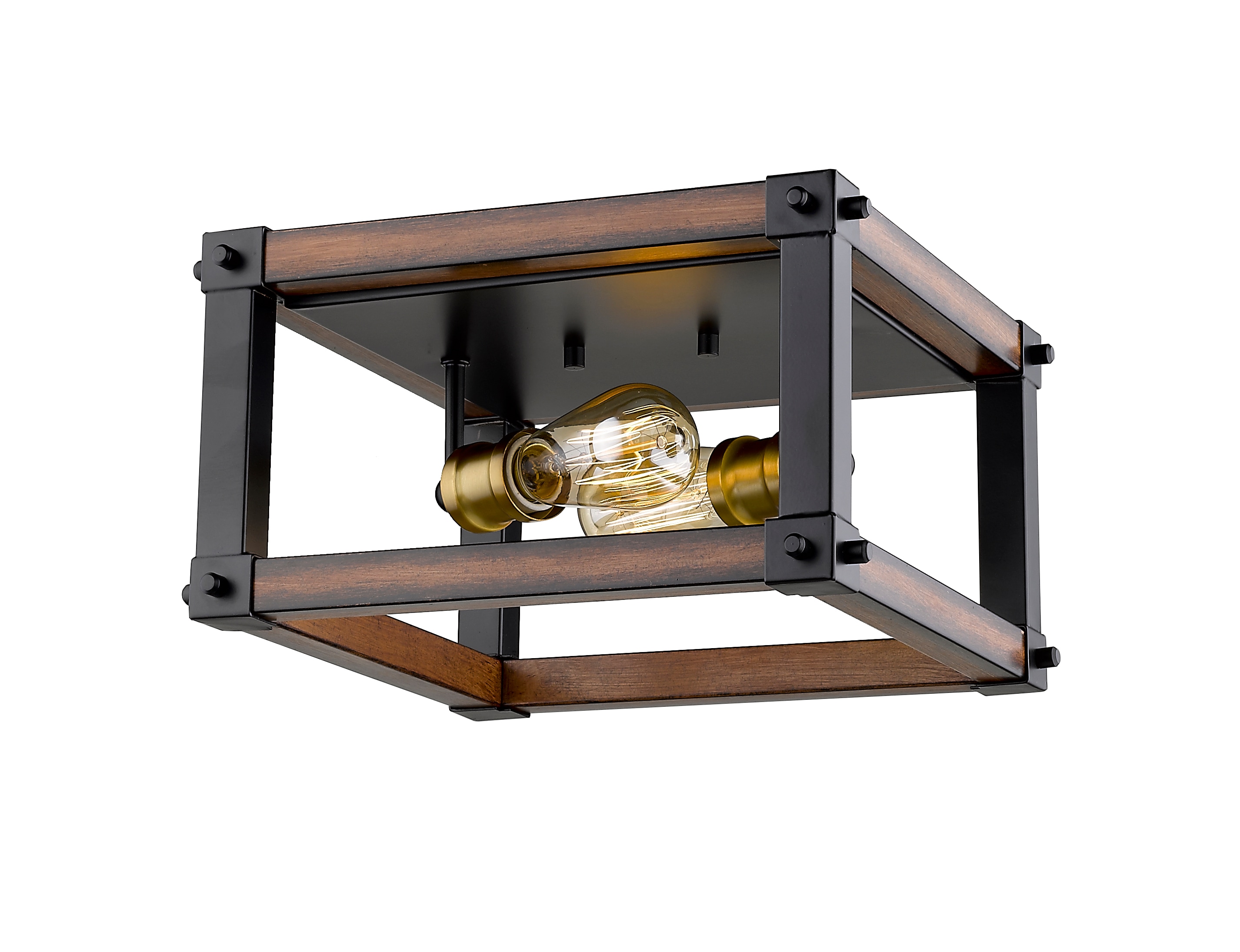 Z-Lite 472F2S-RM Kirkland 2-Light 12 Brushed Multiple Colors/Finishes Flush Mount Light