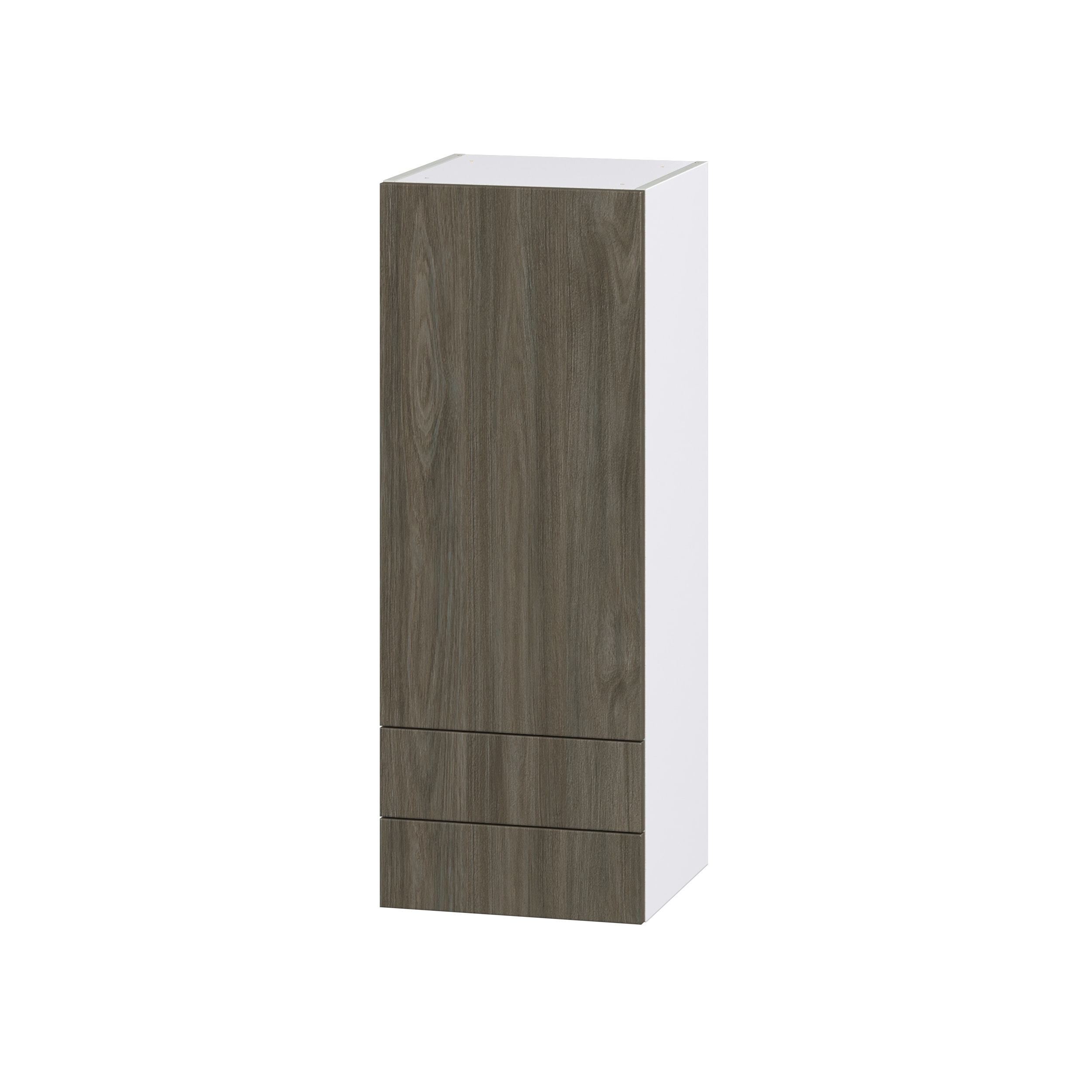Hugo&Borg Savane 24-in W x 40-in H x 14-in D Textmel Wall Fully Assembled Cabinet (Flat Panel Slab Door Style)