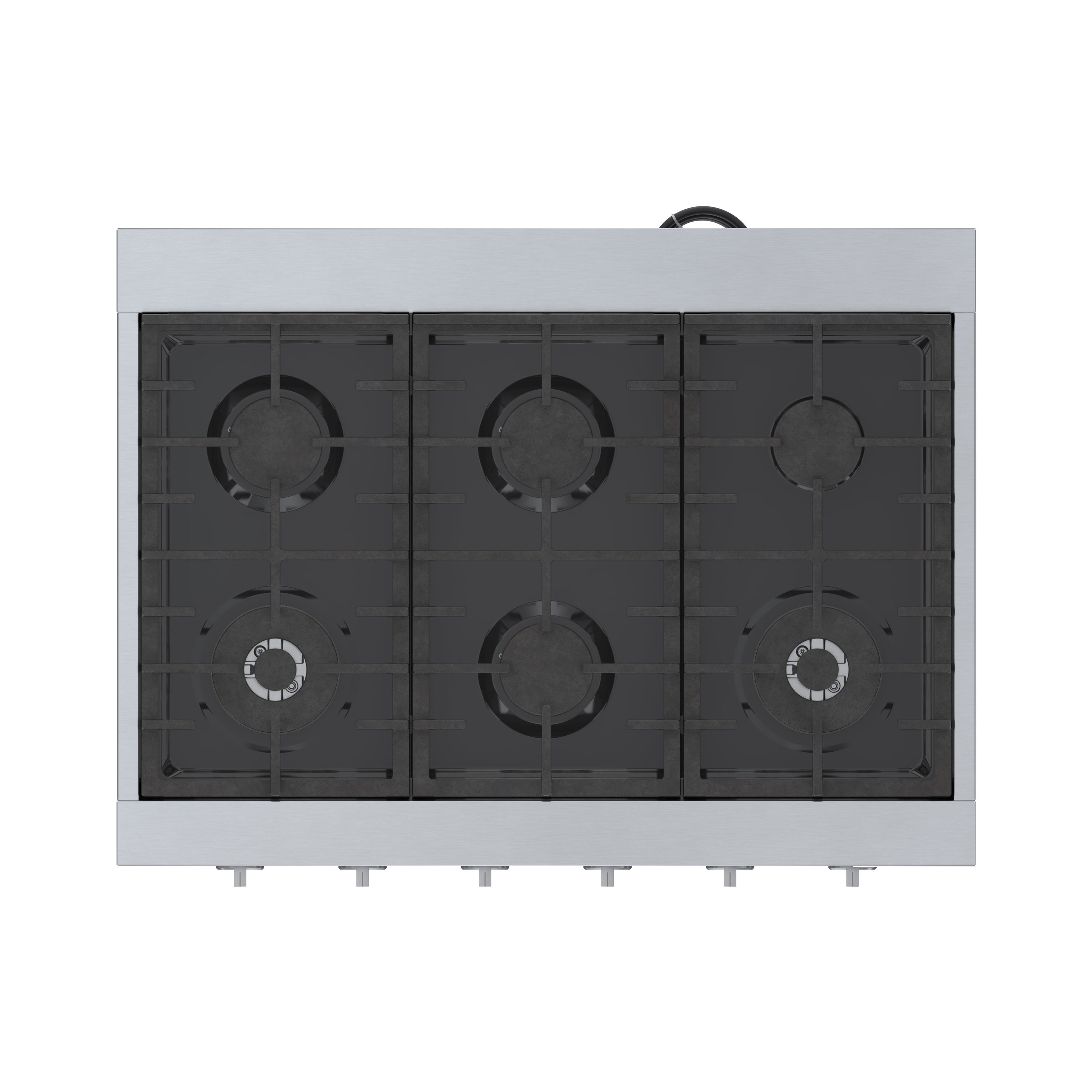 Bosch 800 Series Industrial Style 36-in 6 Burners Stainless Steel Gas ...