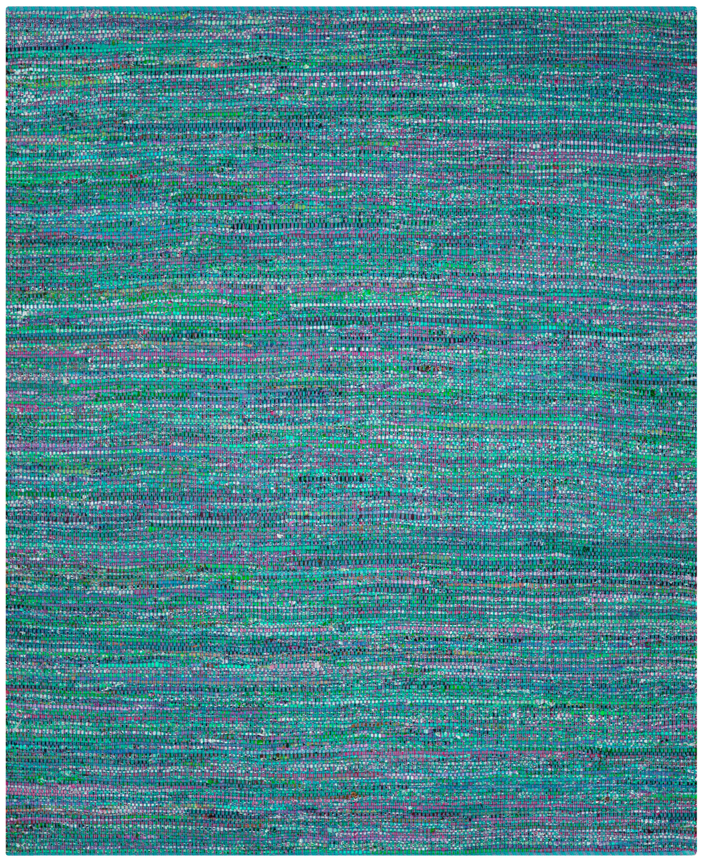 Safavieh NAN220A-8 Nantucket Harbor 8 x 10 (ft) Tufted Cotton Blue Rectangular Indoor Abstract Coastal Area rug