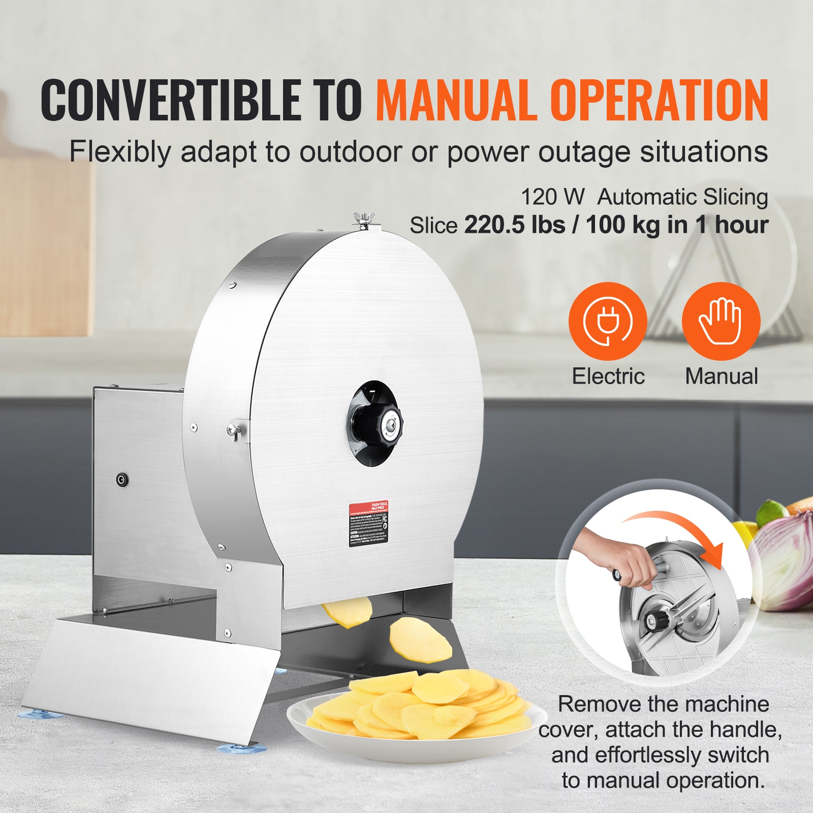 VEVOR SCDDSCQPJBXG03747V1 Food-Slicers - View #3