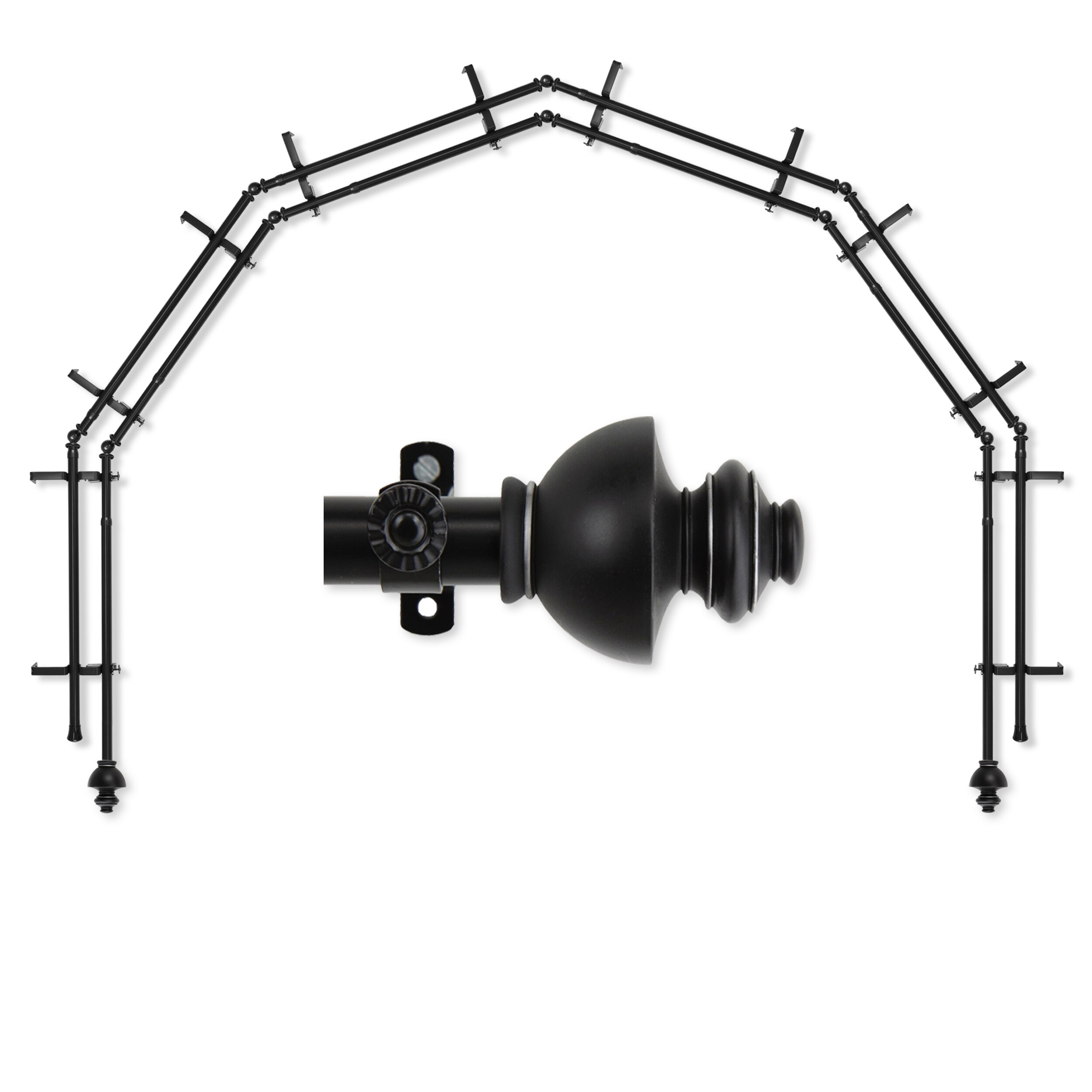 Hart & Harlow L-6BAY-04-2D Curtain-Rods - View #2