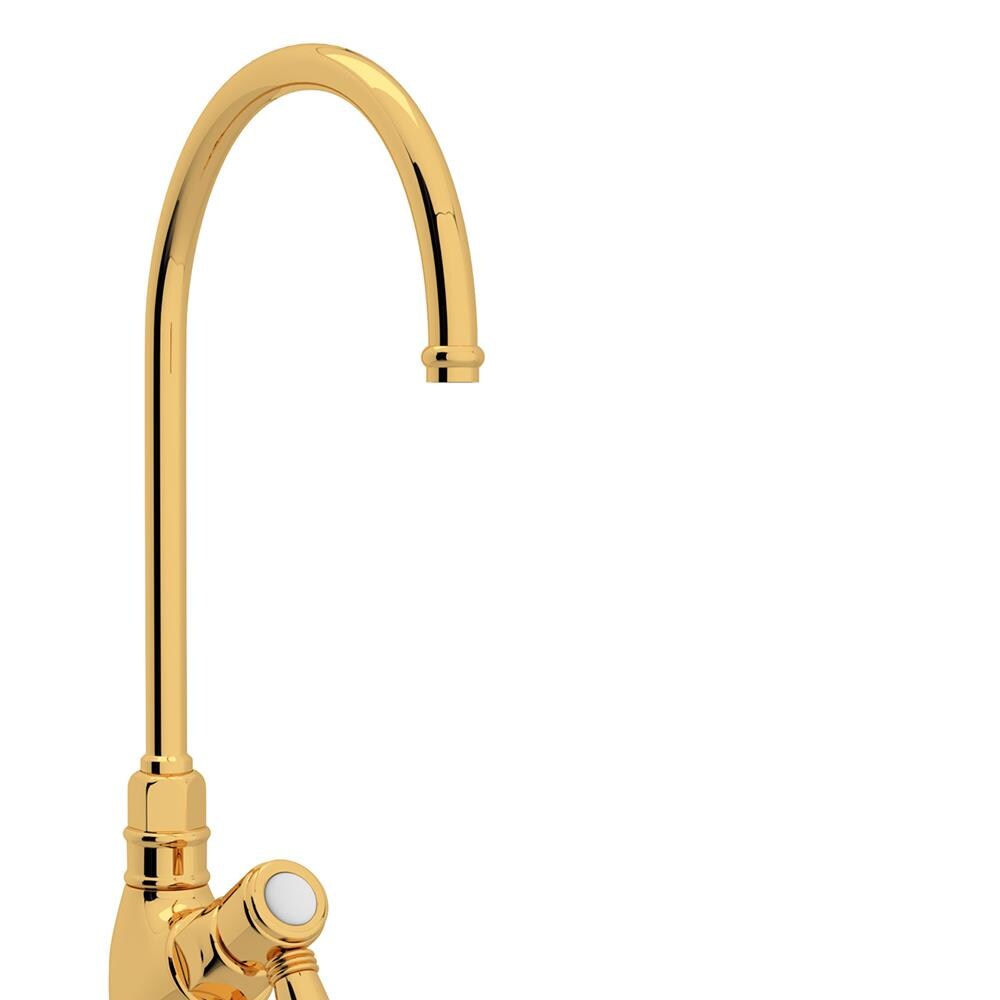 Rohl Country Kitchen Inca Brass Single Handle Kitchen Faucet In The   08868900 