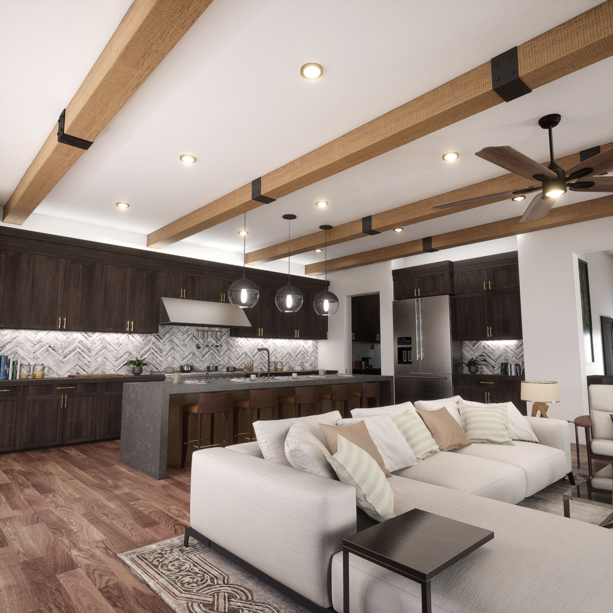 Ekena Millwork 2383593 Faux-Beams - View #8