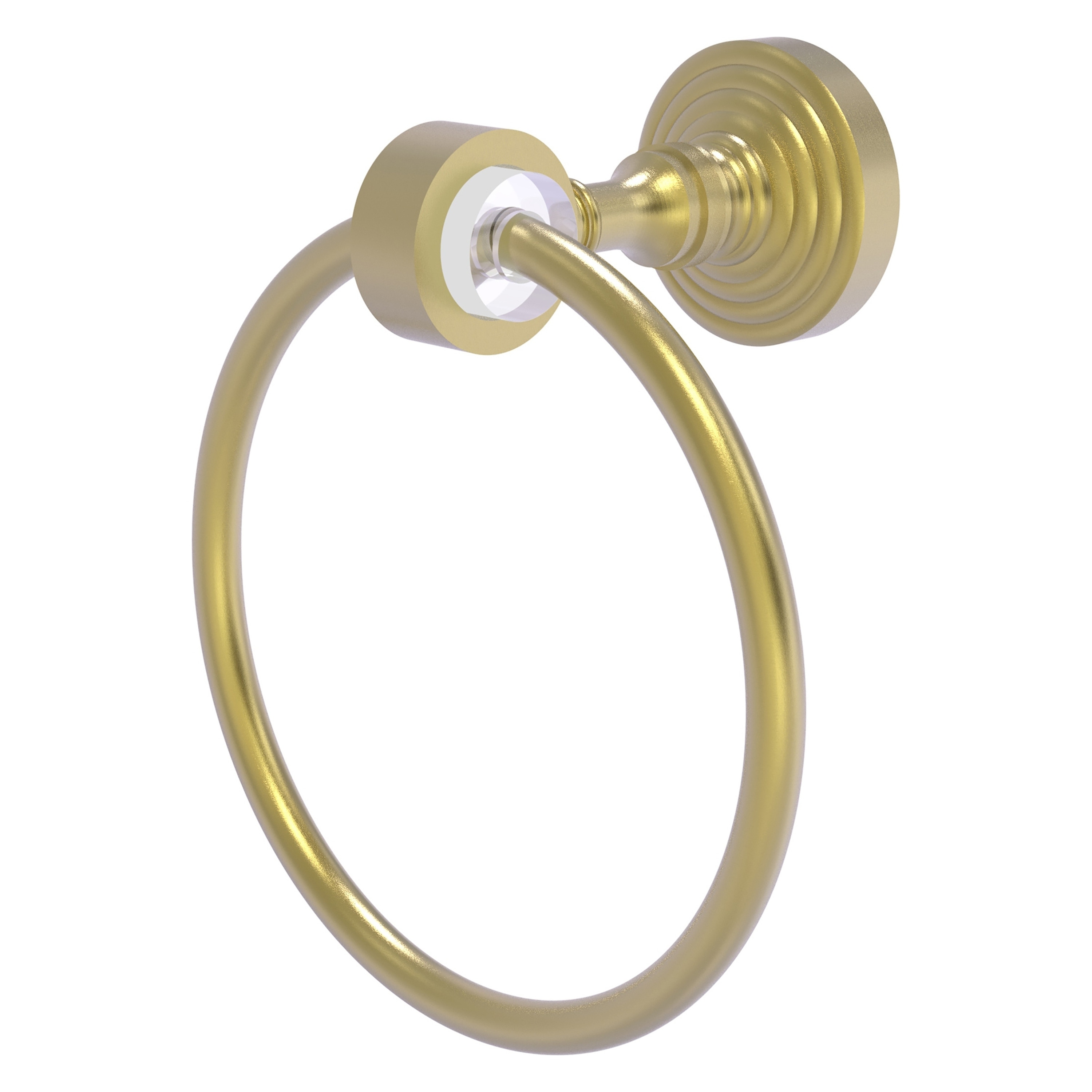 Allied Brass PG-16-SBR Pacific Grove Satin Brass Wall mount Single Towel Ring