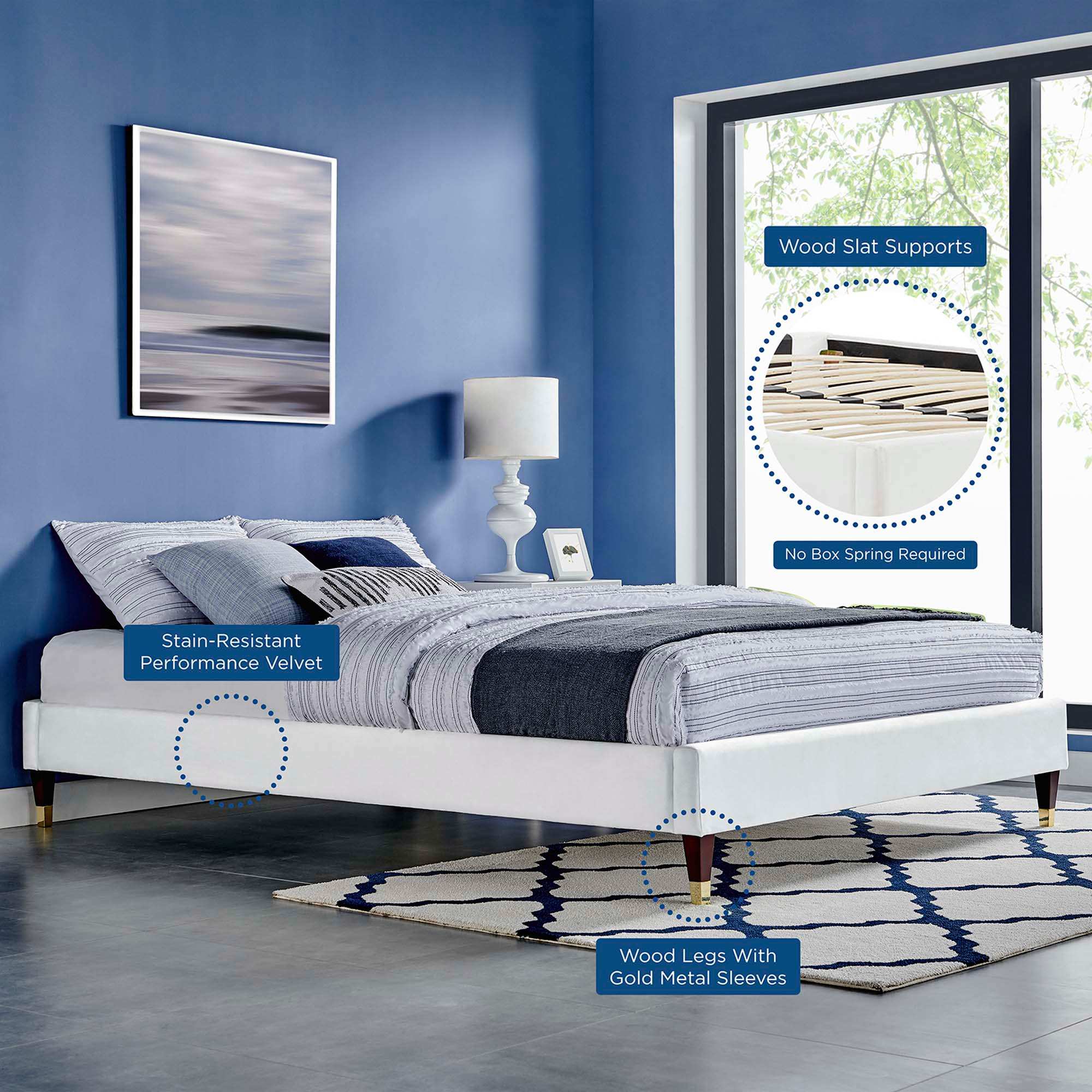 Modway MOD-6270-WHI beds - View #3