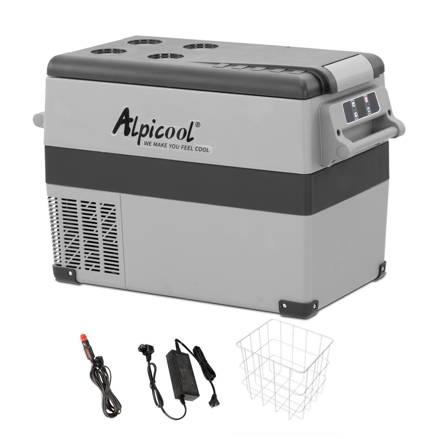 Alpicool CF45 Gray 48 Quart(s) Hard Cart cooler