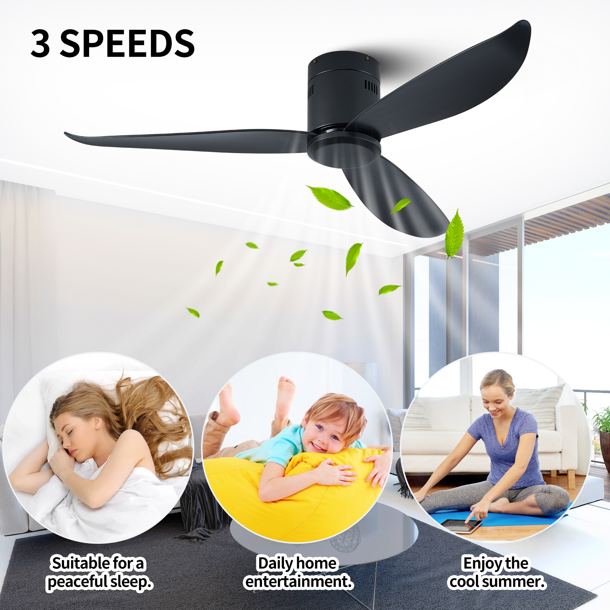 Yardreeze ZSFHXDCF17BK0407 Ceiling-Fans - View #8