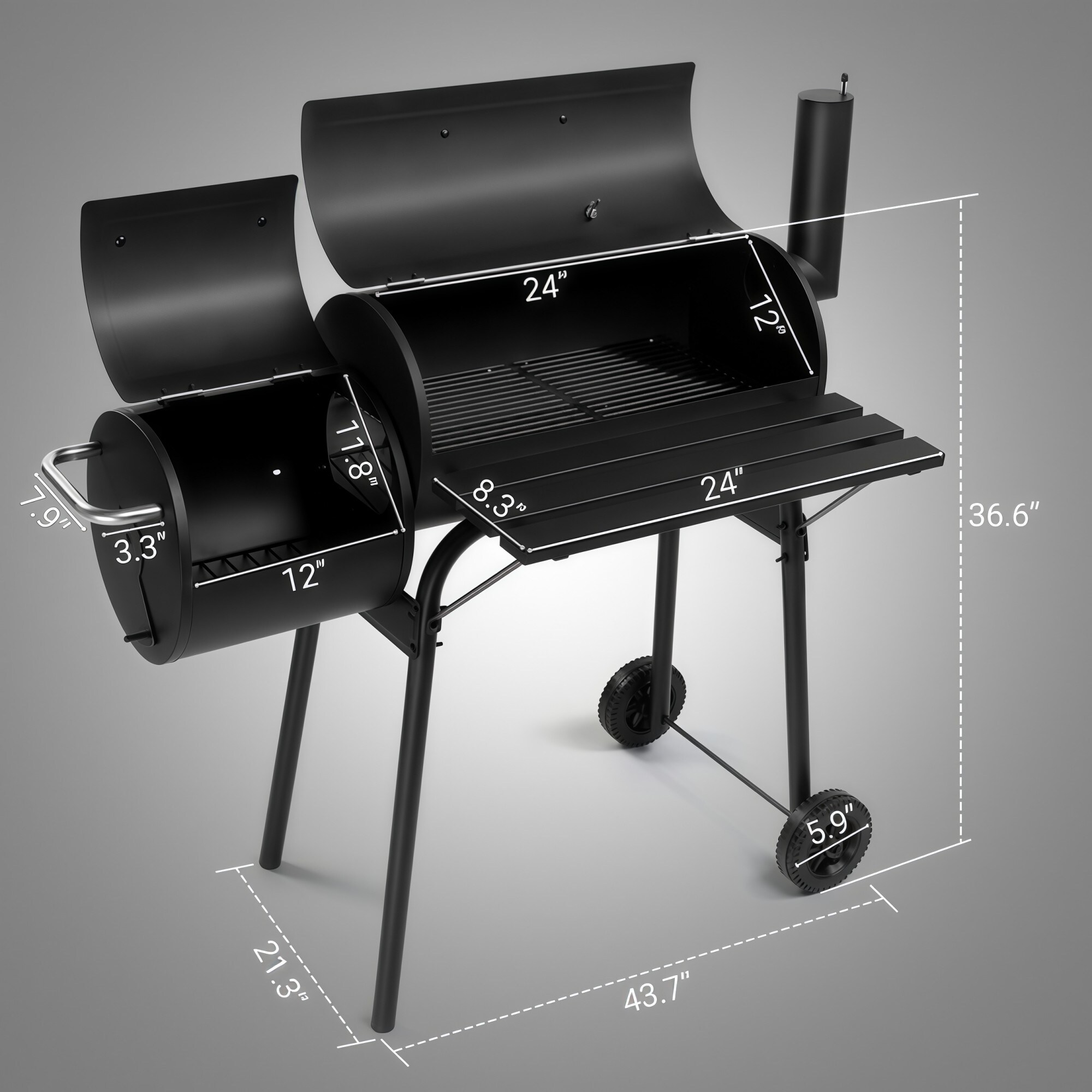 Numhew NHDREW37650 Charcoal-Grills - View #8