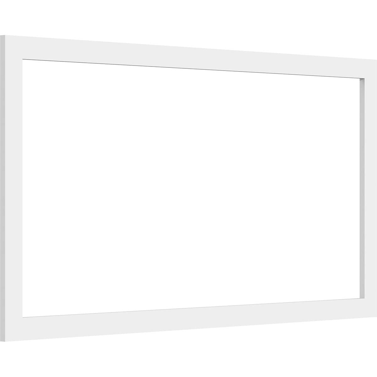 Ekena Millwork WALP38X20X037PRE 38-in x 20-in Smooth Paintable/Stainable White PVC Fretwork Wall Panel (