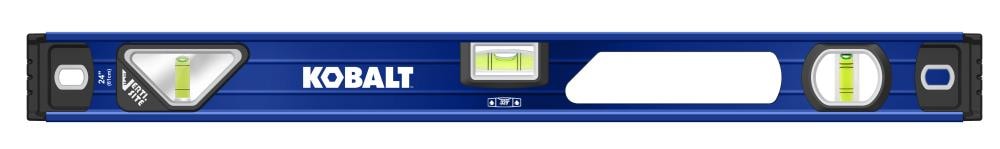 Kobalt KBL48IBVS Aluminum 24-in 3 Vial I-beam level