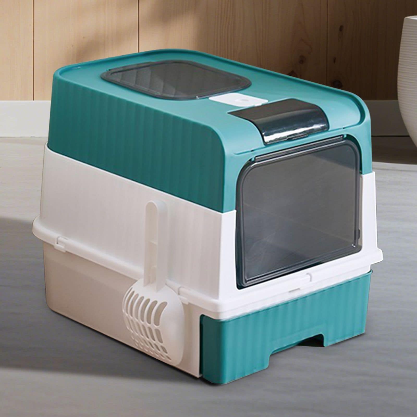 JUSHUA FL-7RMT5X Cat-Litter-Box - Thumbnail View #5