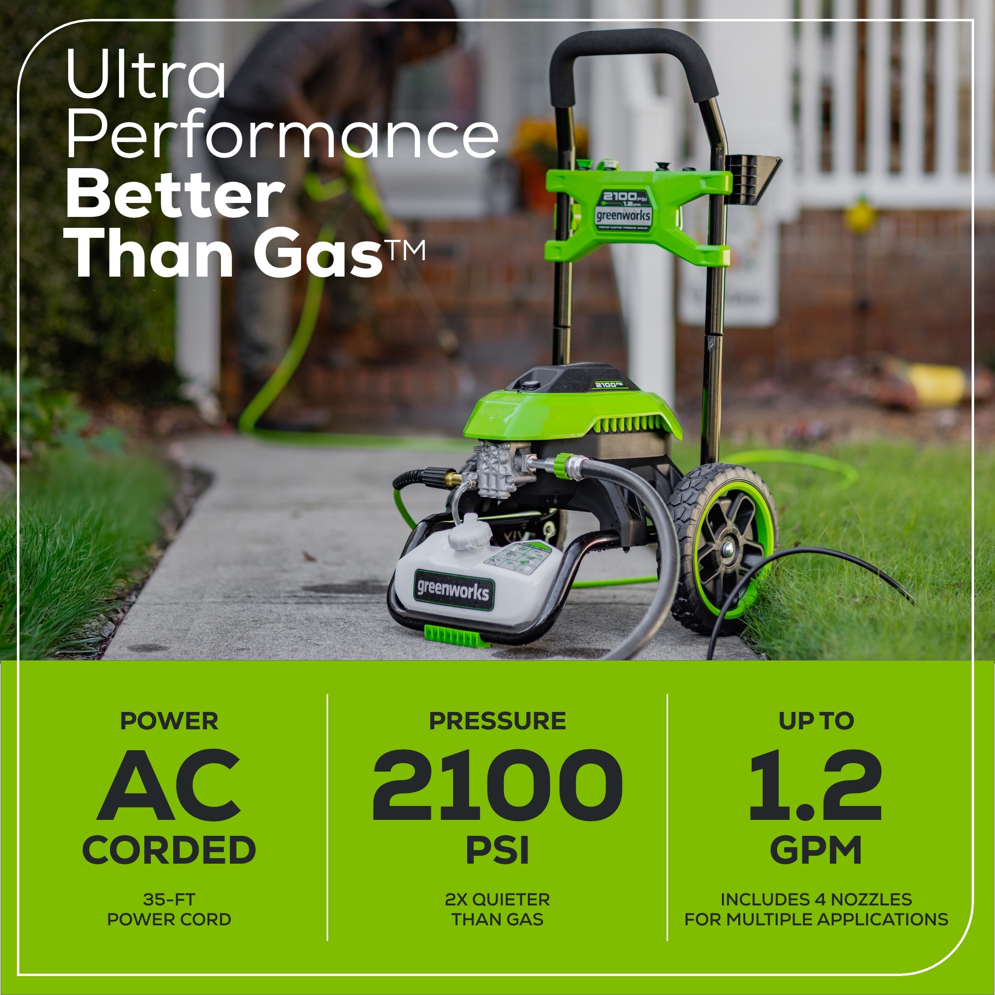 Greenworks GPW2100 Gas-Pressurewashers - View #5