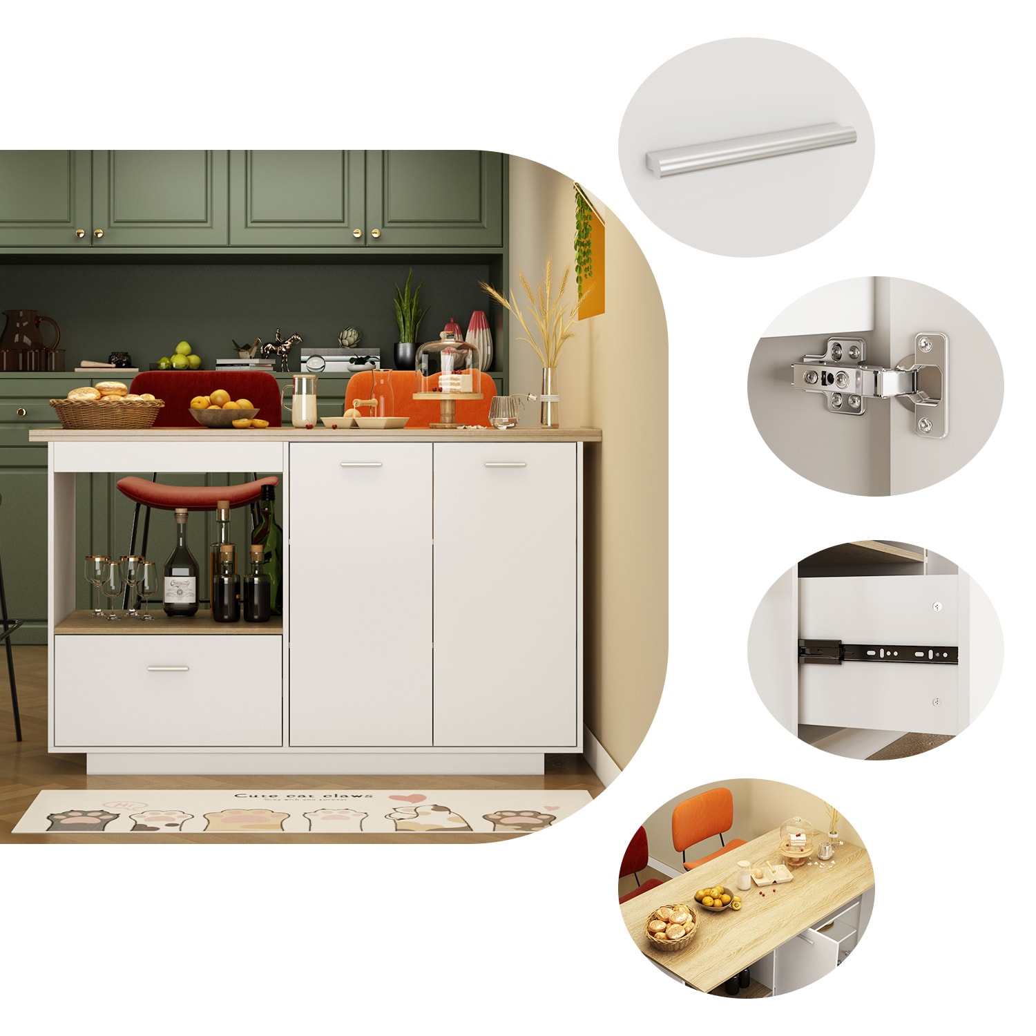 FUFU&GAGA JX0199-01 Kitchen-Furniture - View #9